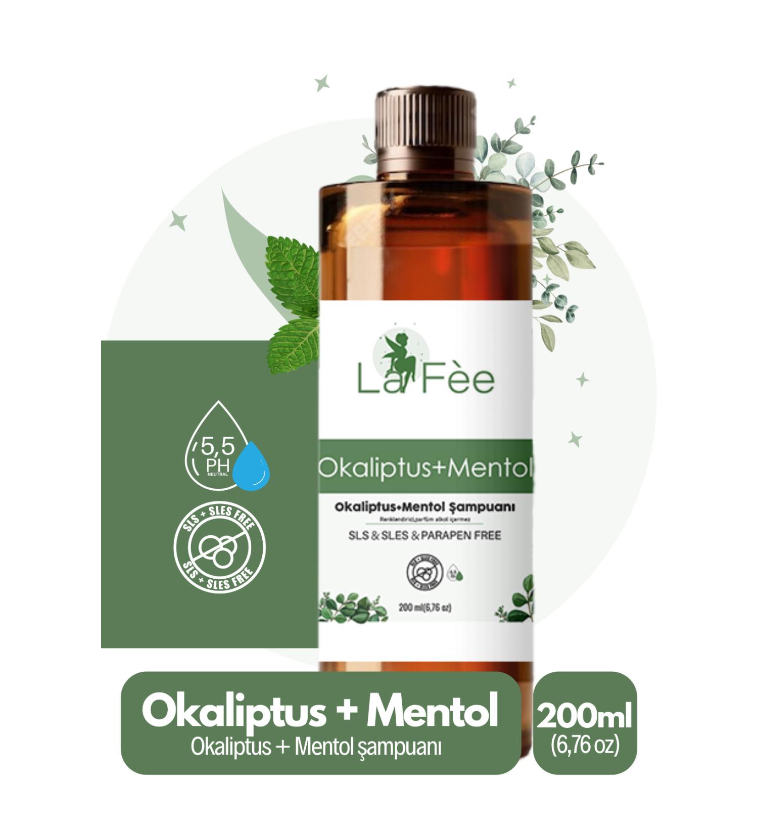 LA FEE Eucalyptus-Menthol shampoo 200 ml