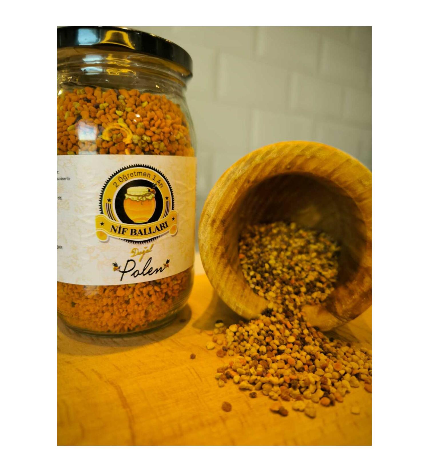 Nif Honey Natural Bee Pollen 200 G Glass Jar - Buy Online on GoSupps.com