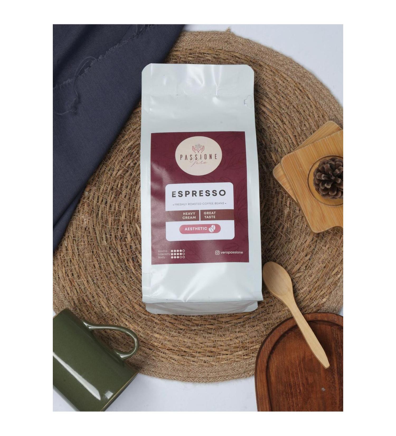 Coffee Vero Passione Professional Espresso Beans 500 Gr. - Buy Online on GoSupps.com