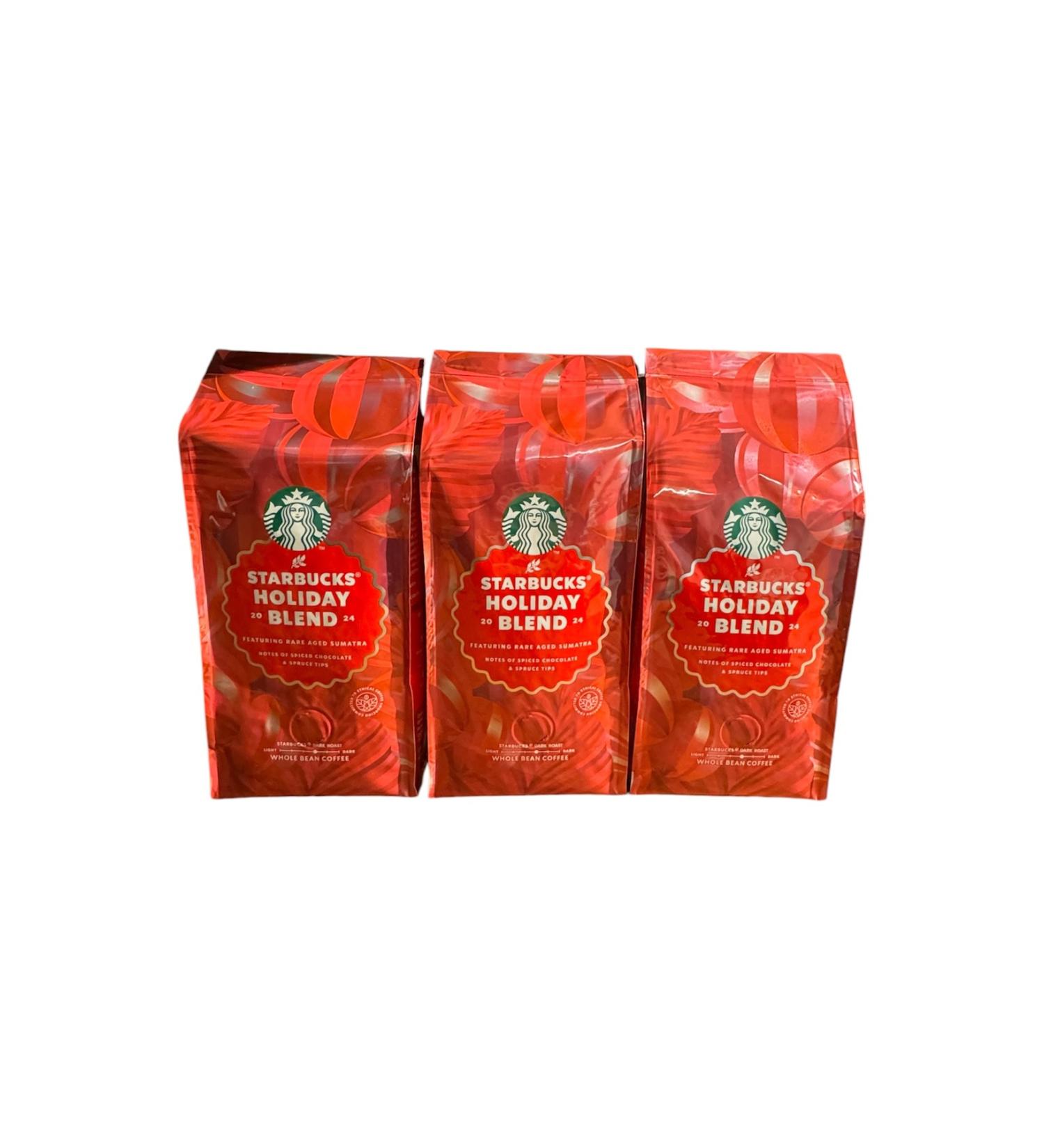 Starbucks Coffee Beans Holiday Blend 3x250gr