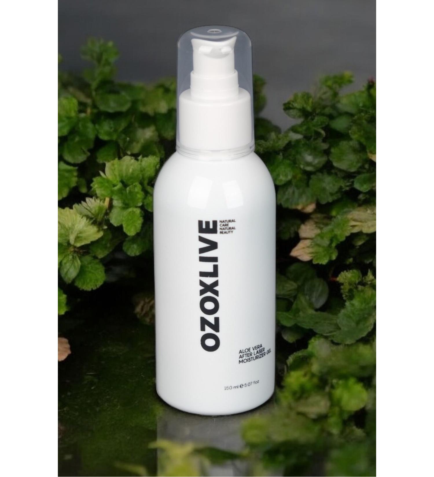 Ozoxlive Aloe Vera After Laser Moisturizer Gel 150ml (Aloe Vera After Laser Moisturizer Gel - All Skin Types)