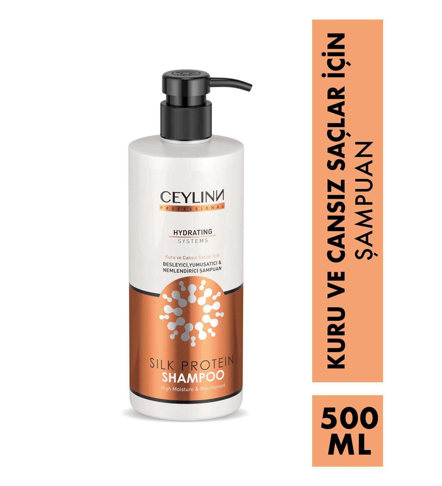 Ceylinn Ceylinn Silk Protein Shampoo 500ml - Buy Online on GoSupps.com
