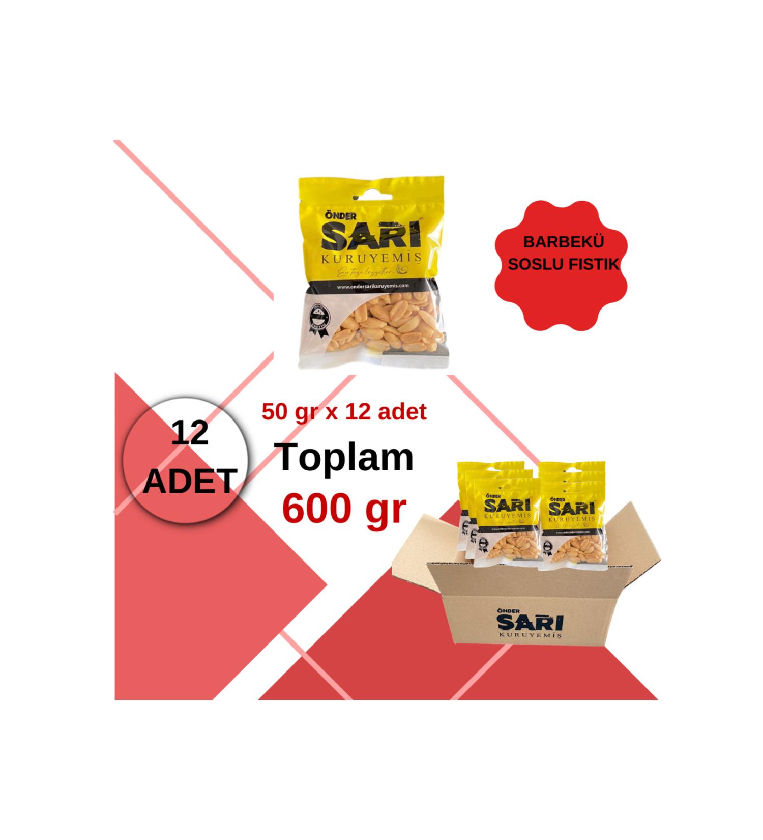 nder Yellow Dried Nuts Barbecue Sauce Peanuts Open Finish Package 50 Gr X 12 Pieces