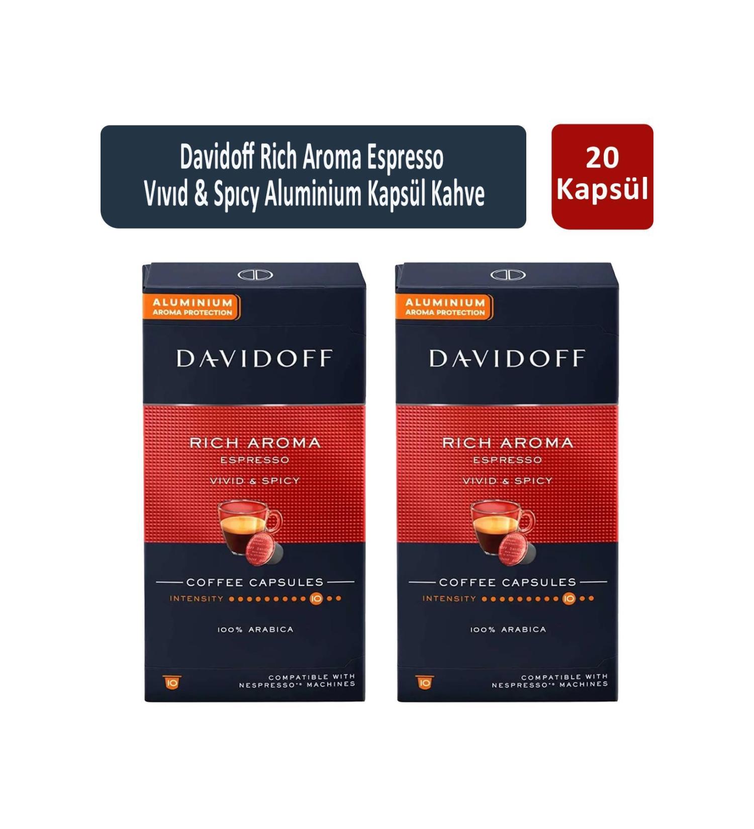 Tchibo Rich Aroma Espresso Vivid & Spicy Capsule Coffee x 2 Pieces - Buy Online on GoSupps.com
