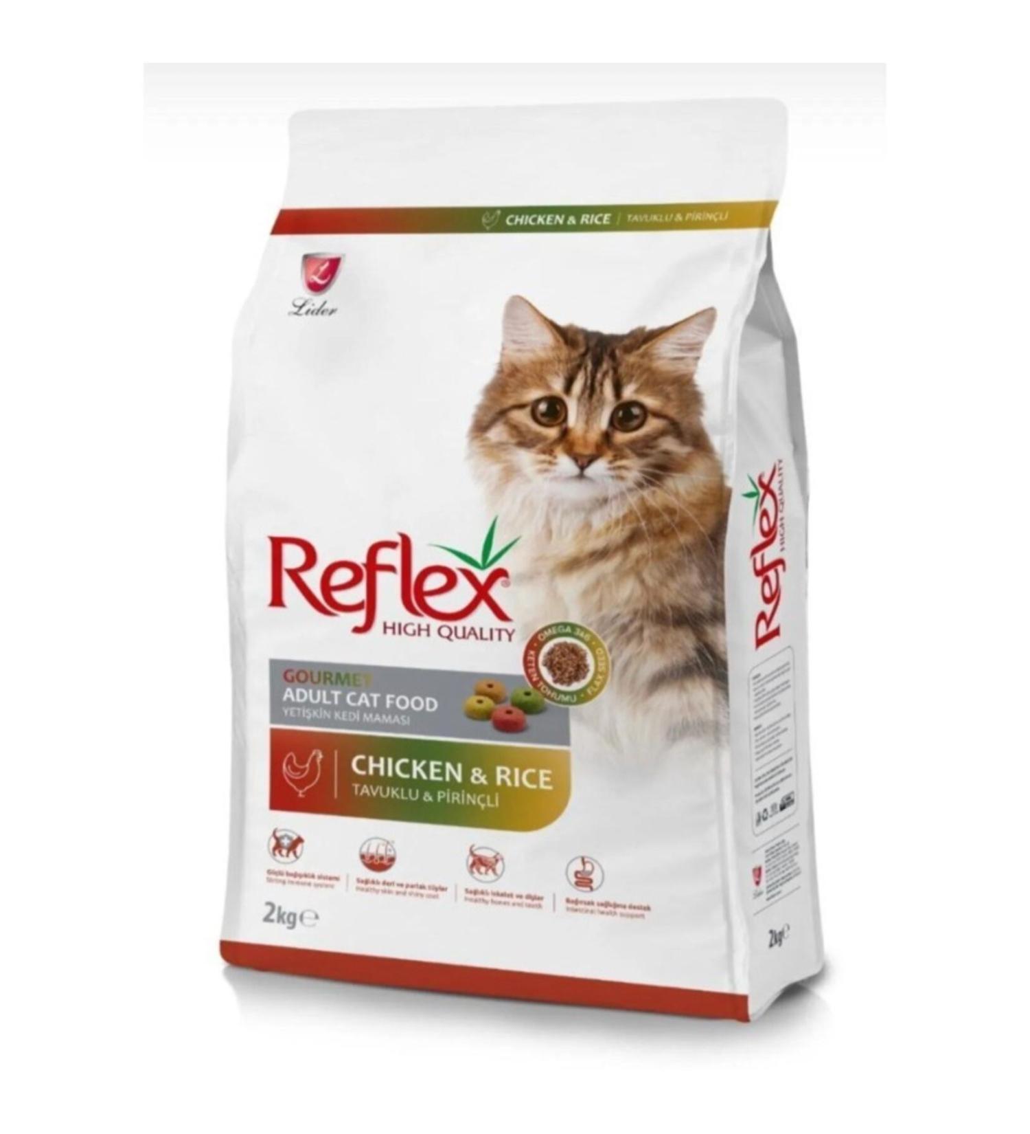 Reflex Reflex Multicolor Adult Cat Food with Colorful Chicken 2 Kg