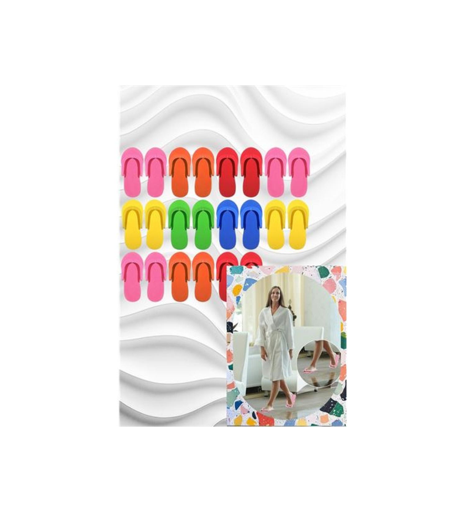 EGATOPTAN ModaCar Pedicure Slippers 11 PAIRS SPA Hotel Pool