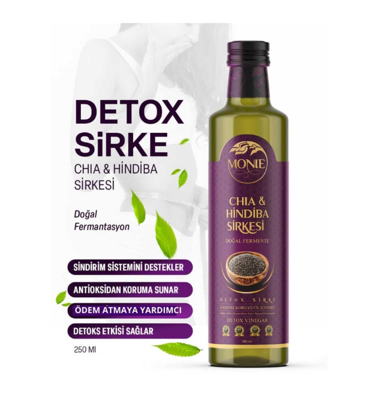 MONIE Chia Seed Chicory Vinegar Detox Vinegar 250 ml - Buy Online on GoSupps.com
