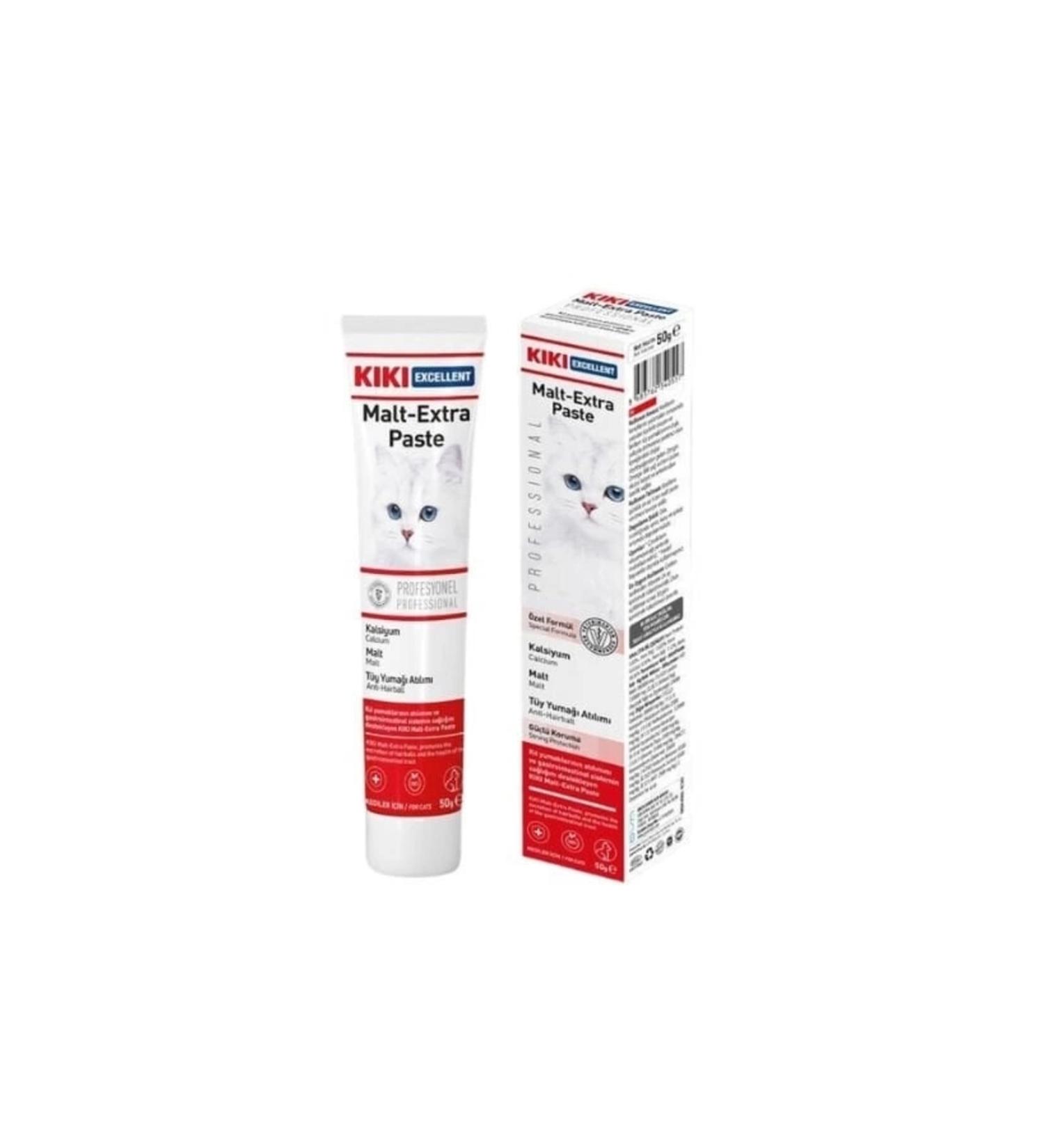 Kiki Excellent Malt Extra Hairball Preventive Cat Malt Paste 50 gr