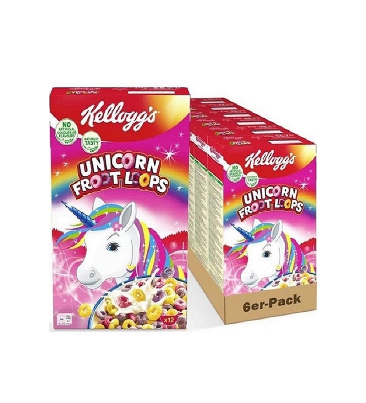 Froot Loops Breakfast Cereal 375 Gr X 1 Box of 6