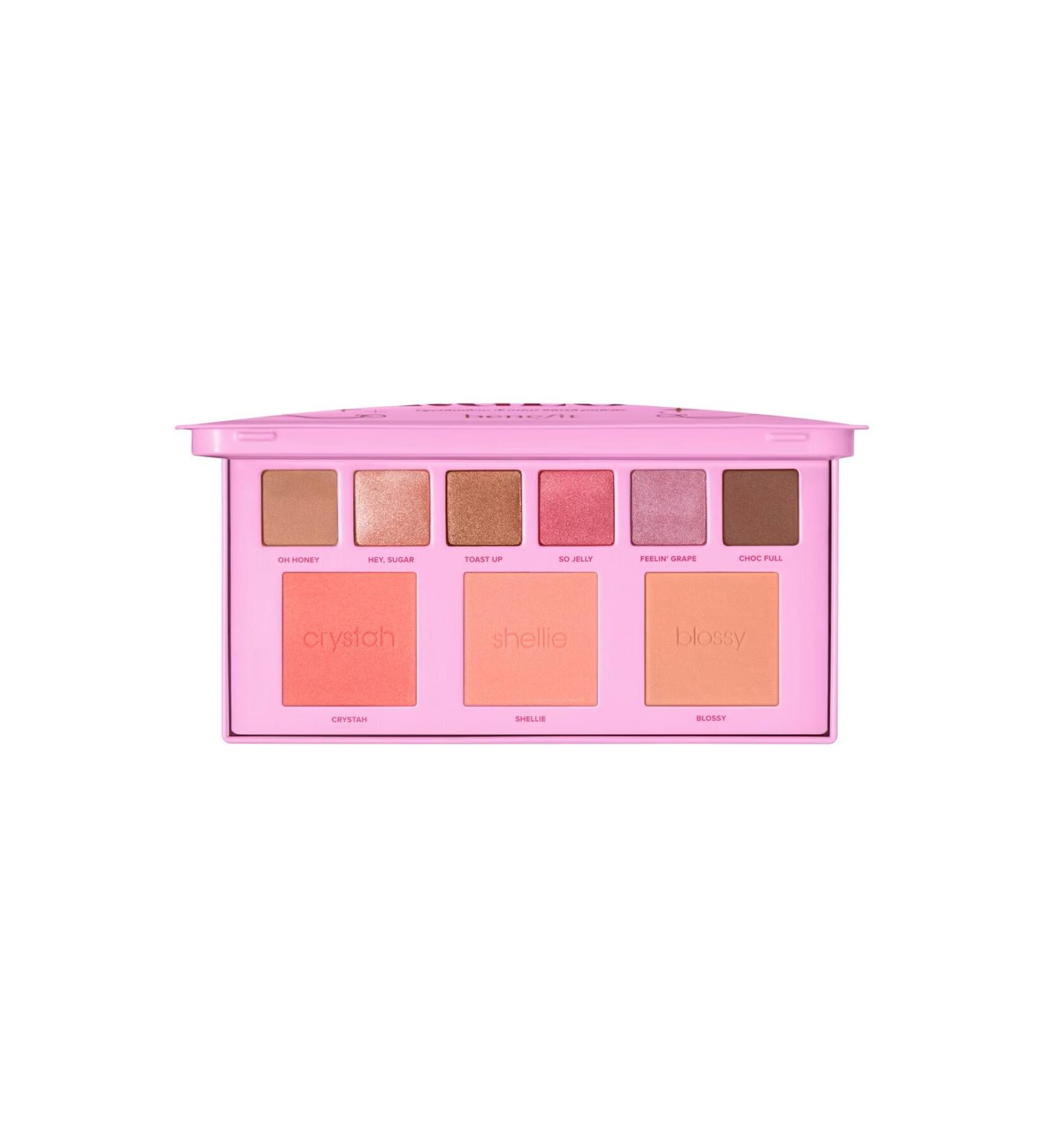 benefit cosmetics Treat Yourself Gorgeous-Highly Pigmented Shimmery and Matte Finish Multi-Purpose Eyeshadow & Blush Palette