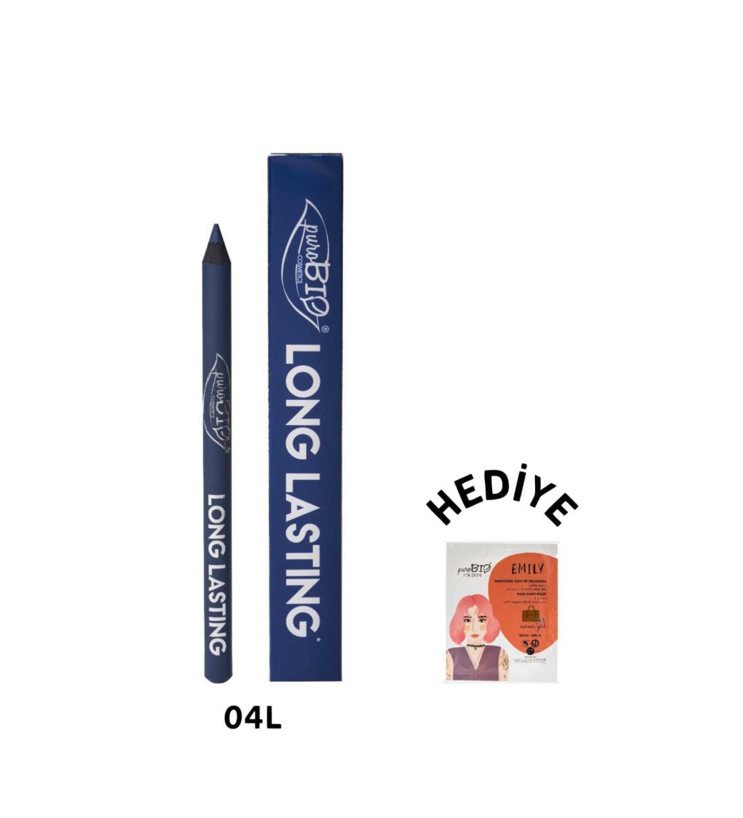 purobiocosmetics 04L eyeliner Long Lasting Pencil Eyeliner -Kajal