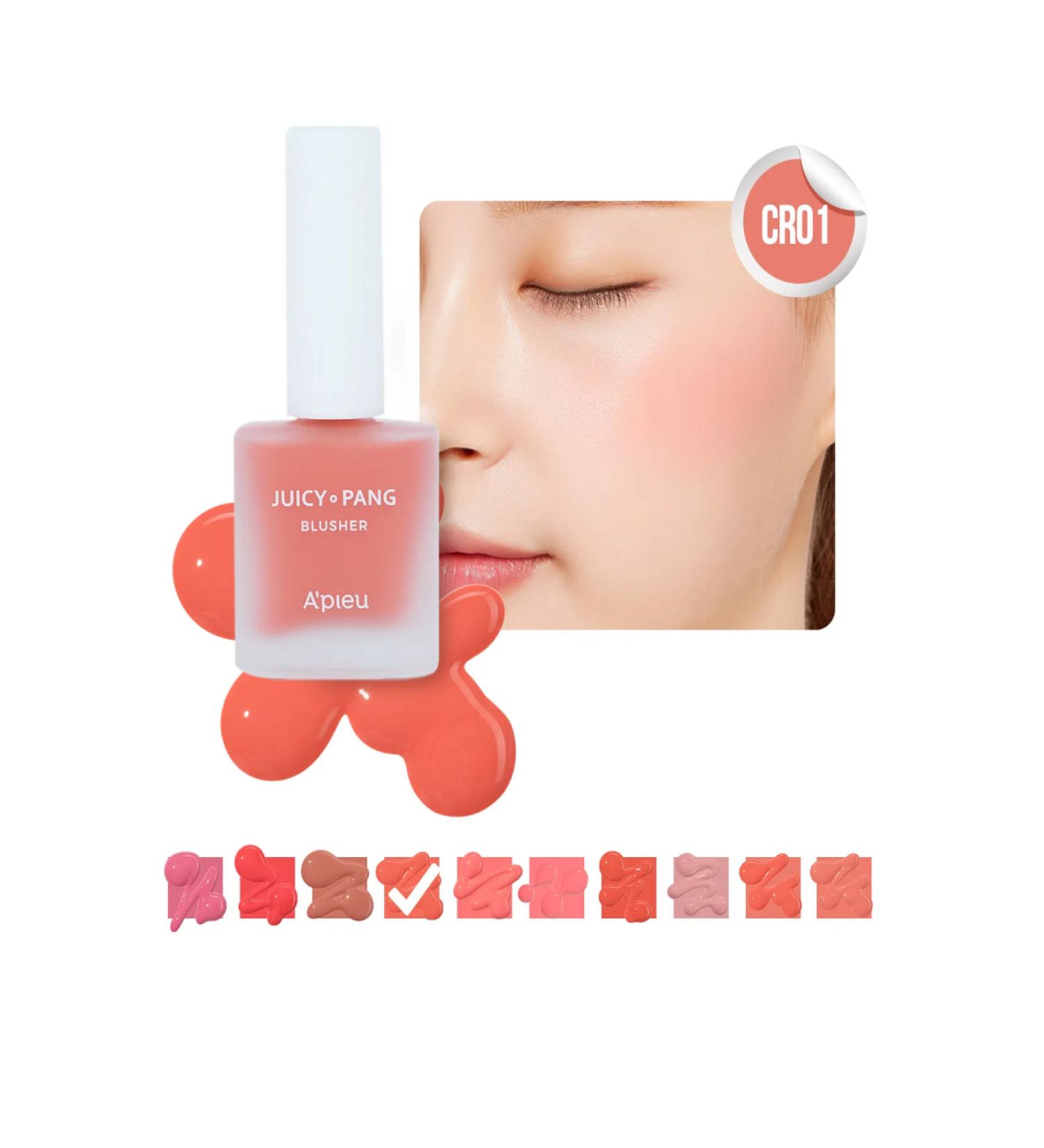 Sephora Missh Fruit Scented Natural Looking Liquid Blush 9g. Ap eu Juicy-pang Water Blusher (CR01)