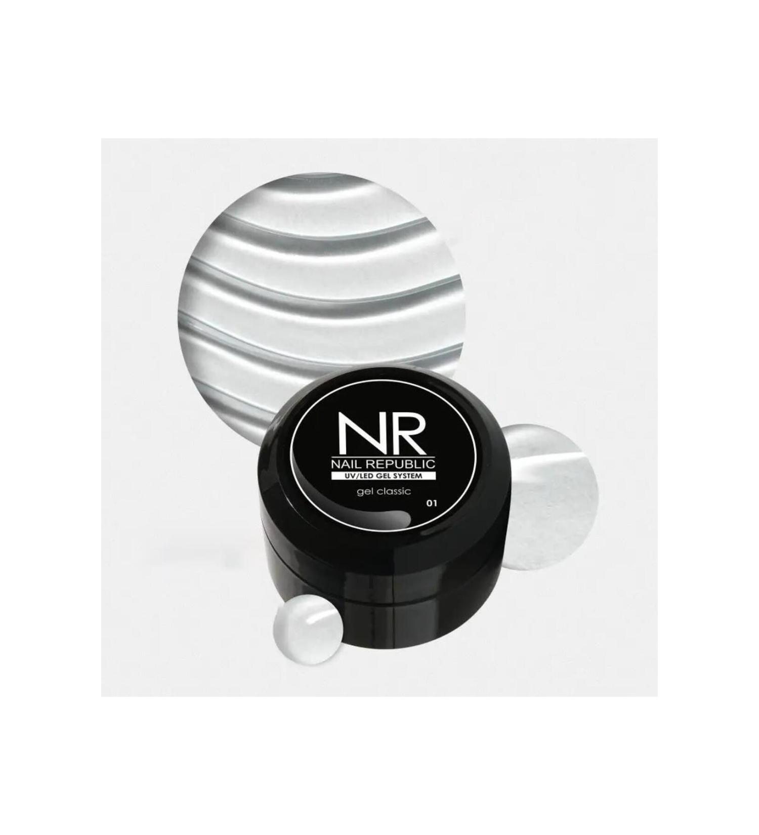 Nail Republic Artificial Nail Gel Uv Gel Classic (TRANSPARENT) 50gr. 01