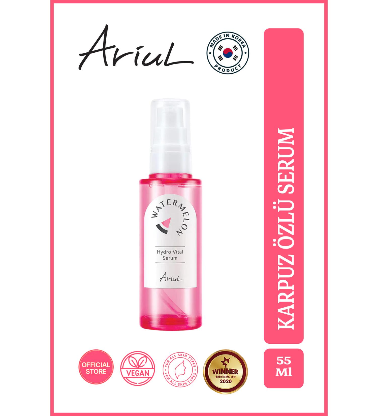 Ariul Watermelon Hydro Skin Serum 55 Ml | Moisturizing Sebum Control | Watermelon Extract Hyaluronic Acid - Buy Online on GoSupps.com