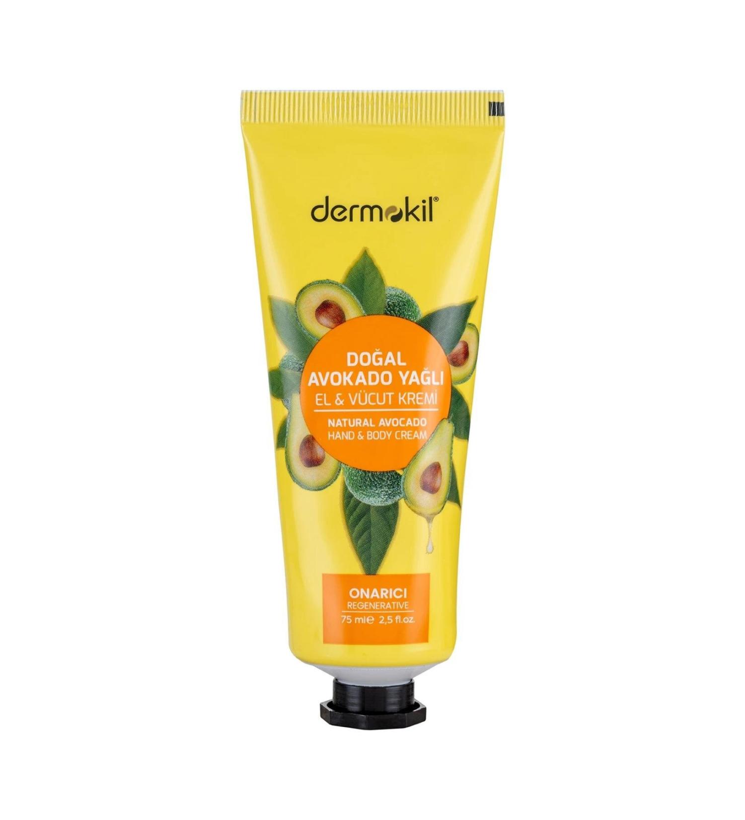 Dermokil Avocado Oil Hand and Body Cream 75 ml - Buy Online on GoSupps.com