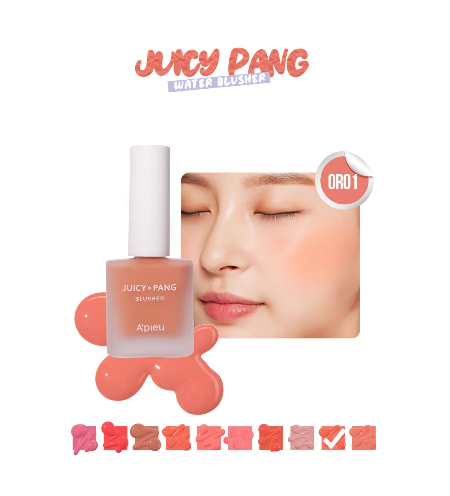 Missha Fruit Scented Moisturizing Natural Looking Liquid Blush A'pieu Juicy-pang Water Blusher (OR01) - Buy Online on GoSupps.com