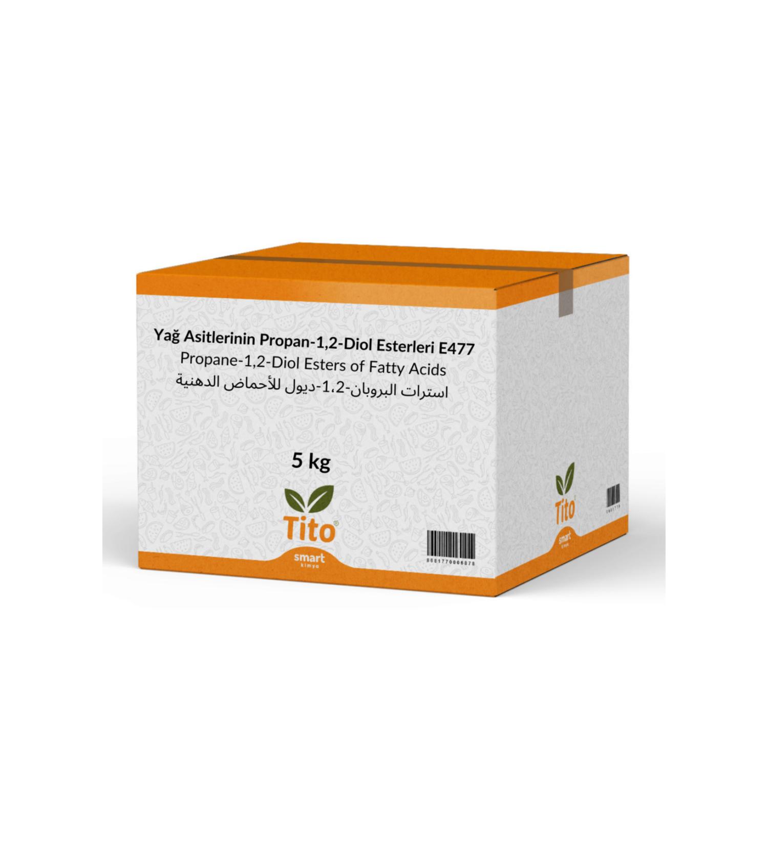 Tito Propane-1 2-Diol Esters of Fatty Acids E477 5 kg