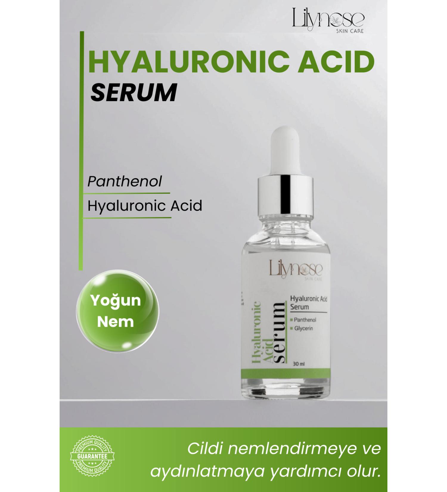lilynose Skin Renewal Hyaluronic Acid Care Serum Moisturizing and Plumping Effect 30 ml - Buy Online on GoSupps.com