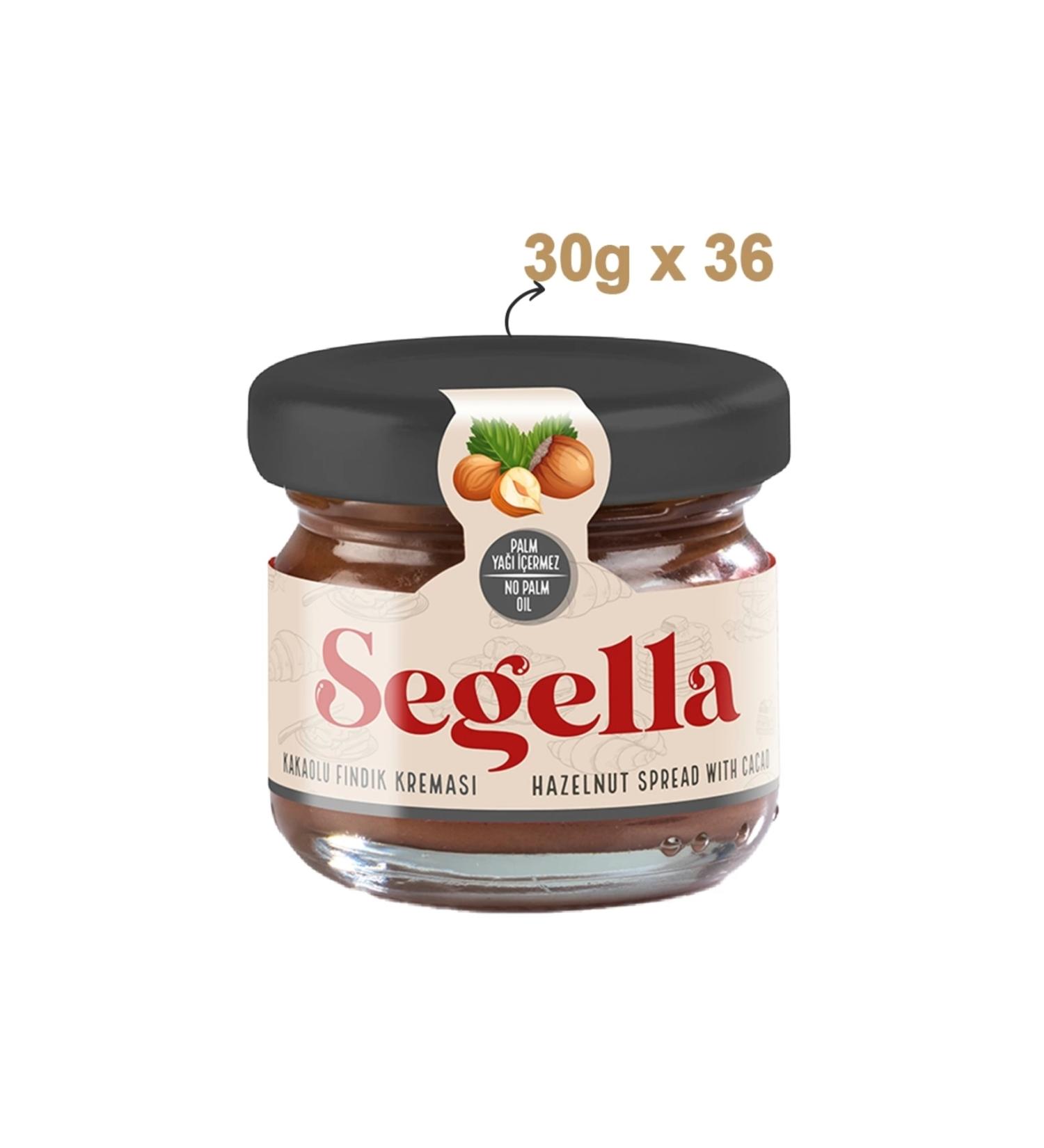 Segella Cocoa Hazelnut Cream 30g X 36 Pieces