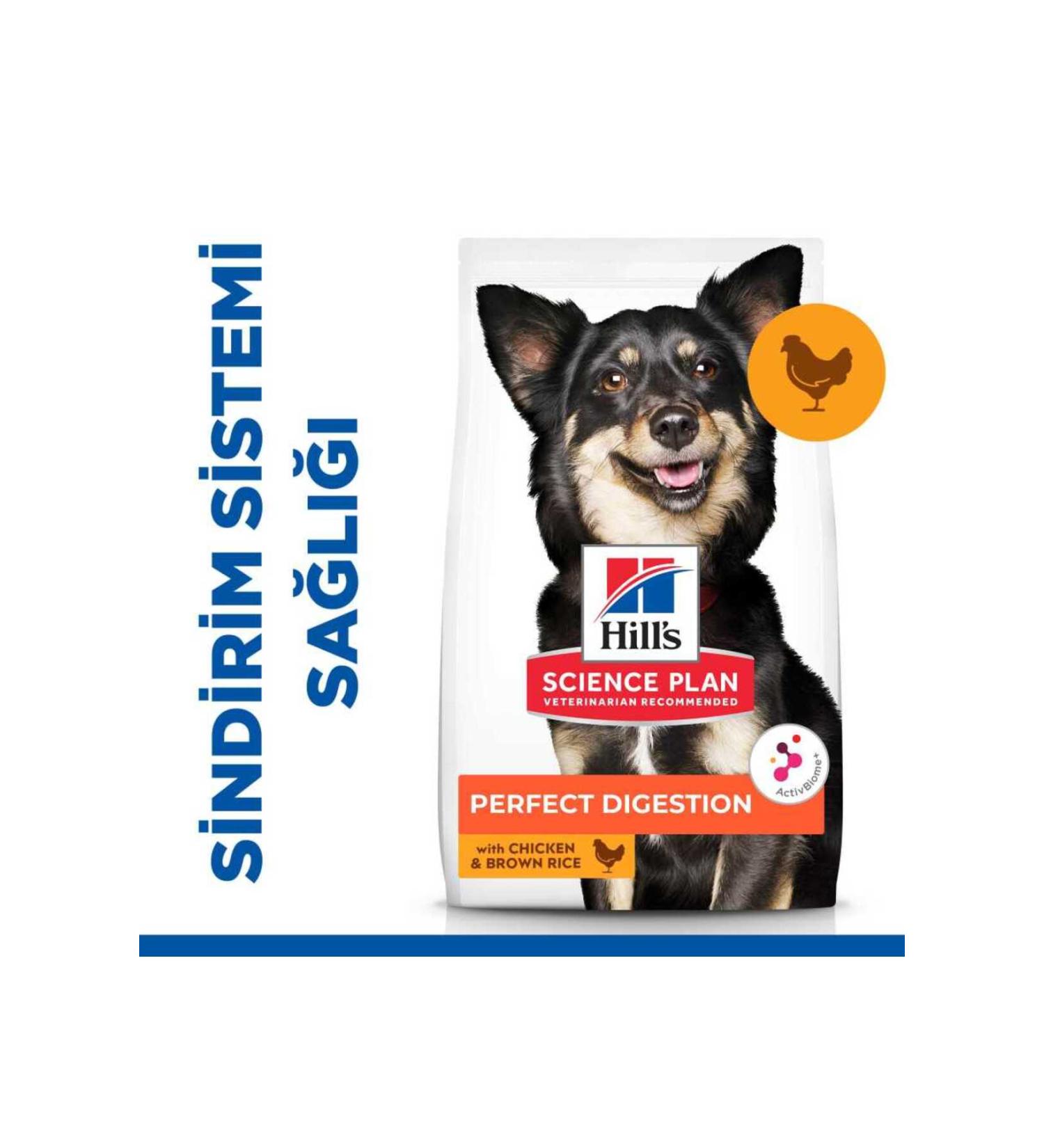 Hill's Perfect Digest Chicken and Rice Small and Mini Breed Adult Dog Food 1.5 Kg