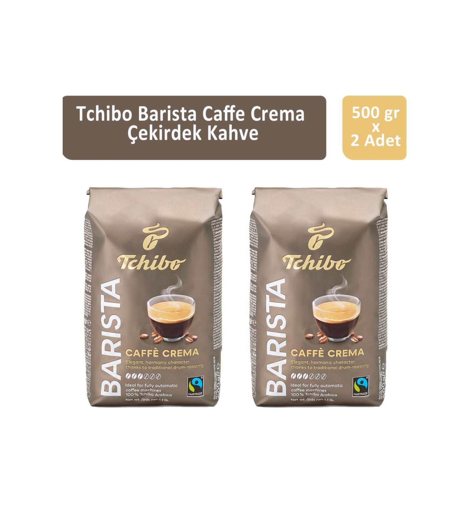 Tchibo Barista Caffe Crema 500 gr x 2 Pieces - Buy Online on GoSupps.com