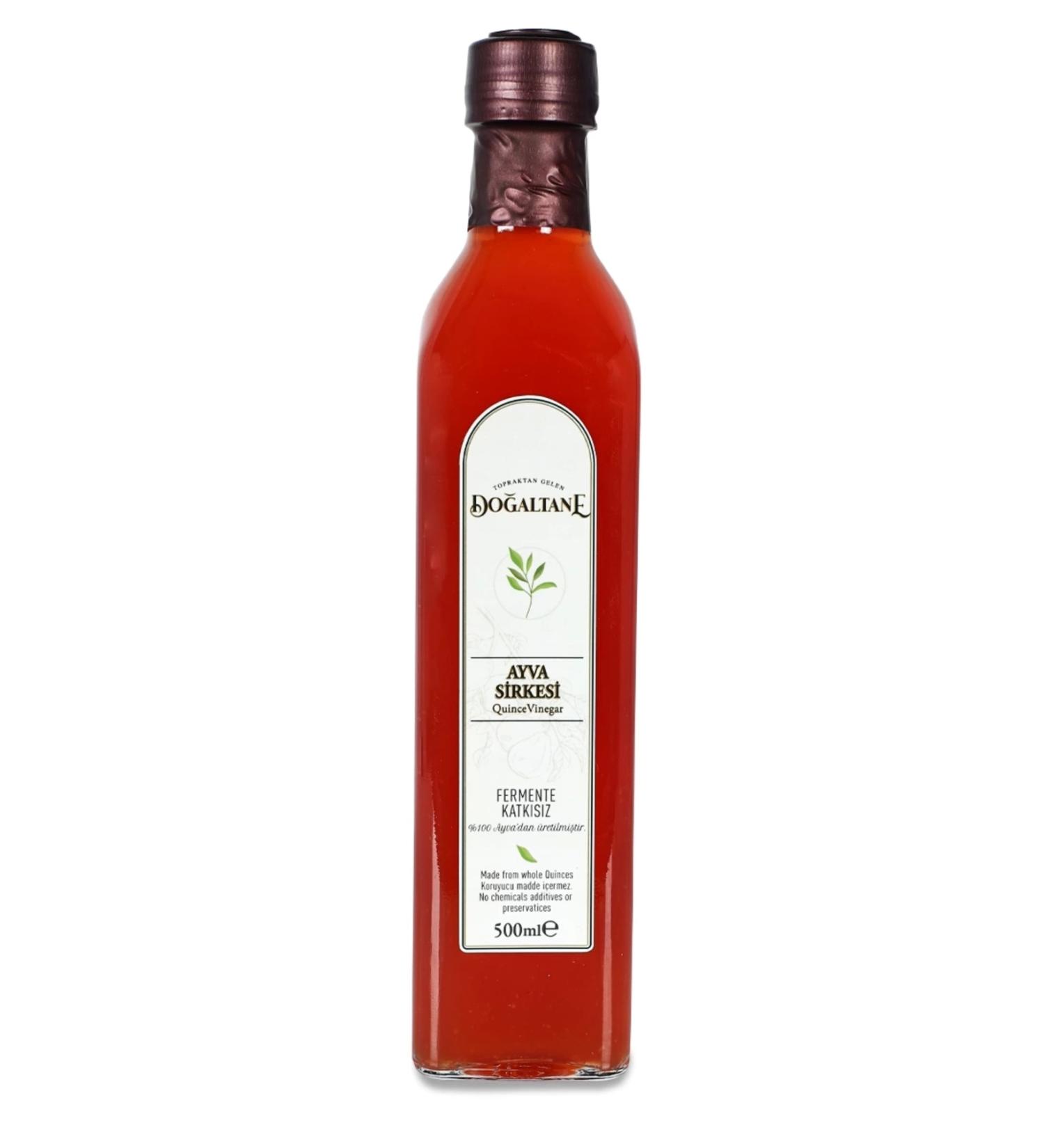 NATURAL QUINCE VINEGAR 500ML (NATURAL AND FERMENTED)