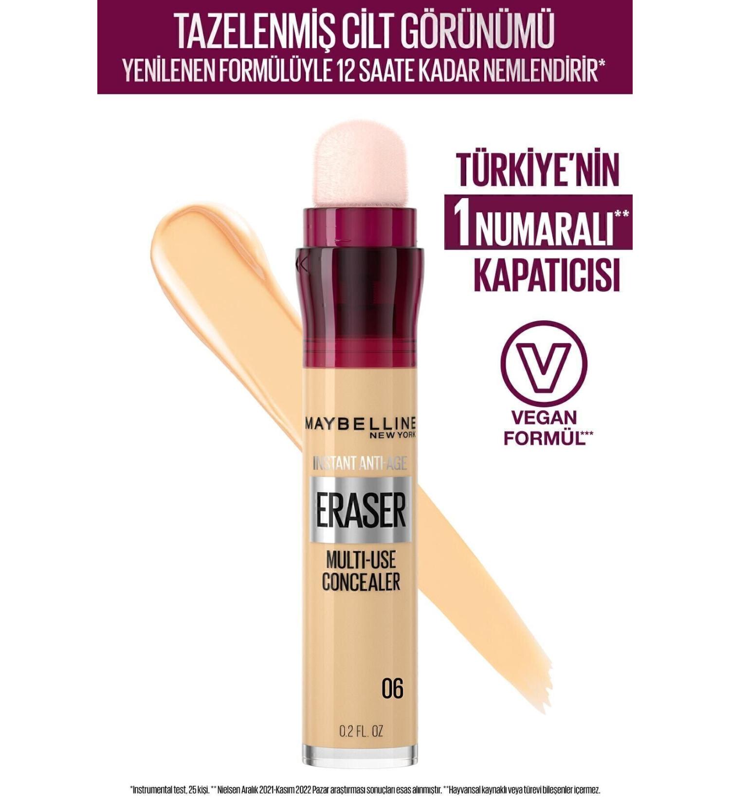 Maybelline New York Instant Anti Age Eraser Concealer - 06 Neutralizer - Buy Online on GoSupps.com