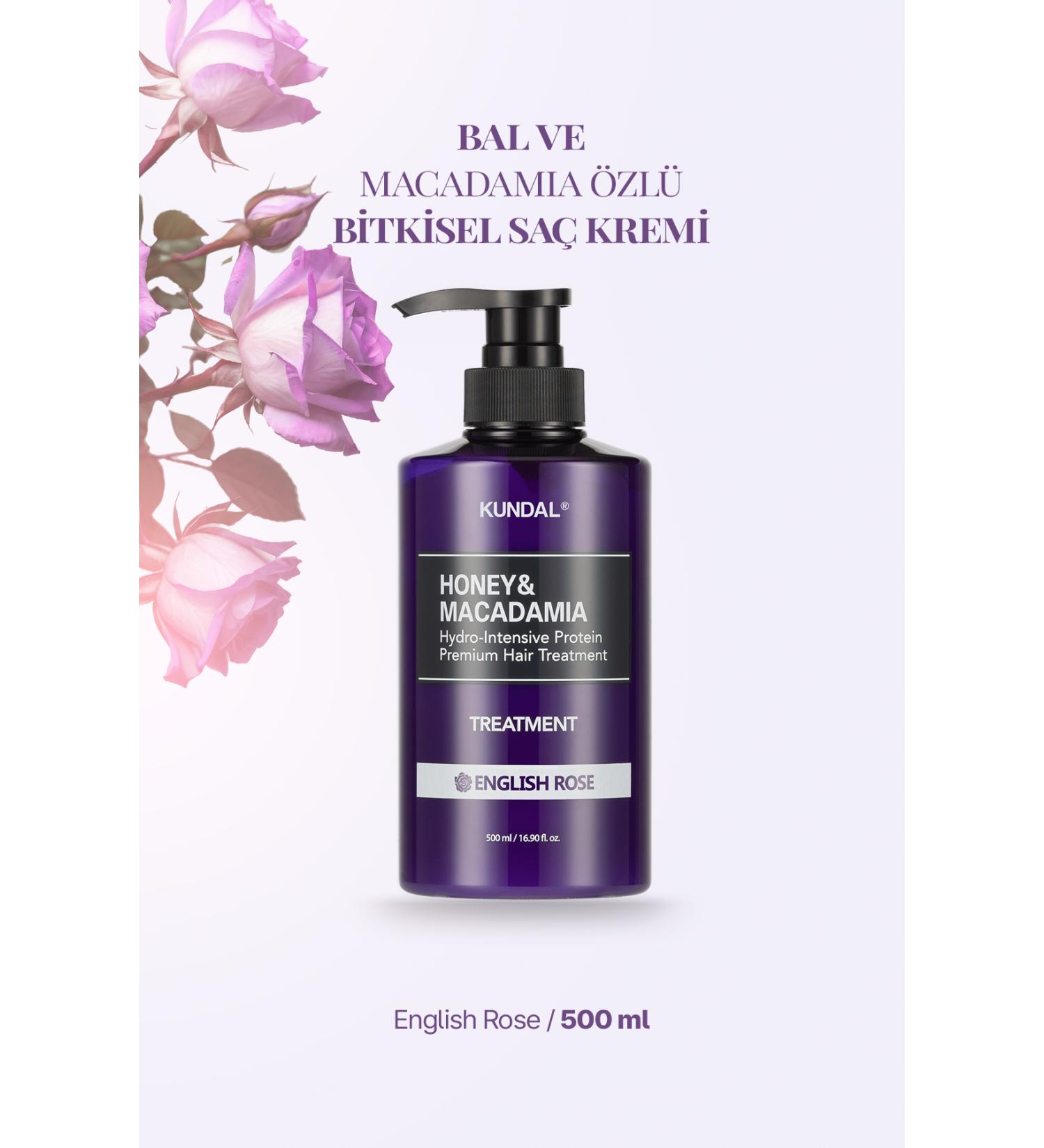 Kundal Intensive Moisturizing and Nourishing Conditioner Honey&macadamia Protein Treatment (ENGLISH ROSE) - Buy Online on GoSupps.com