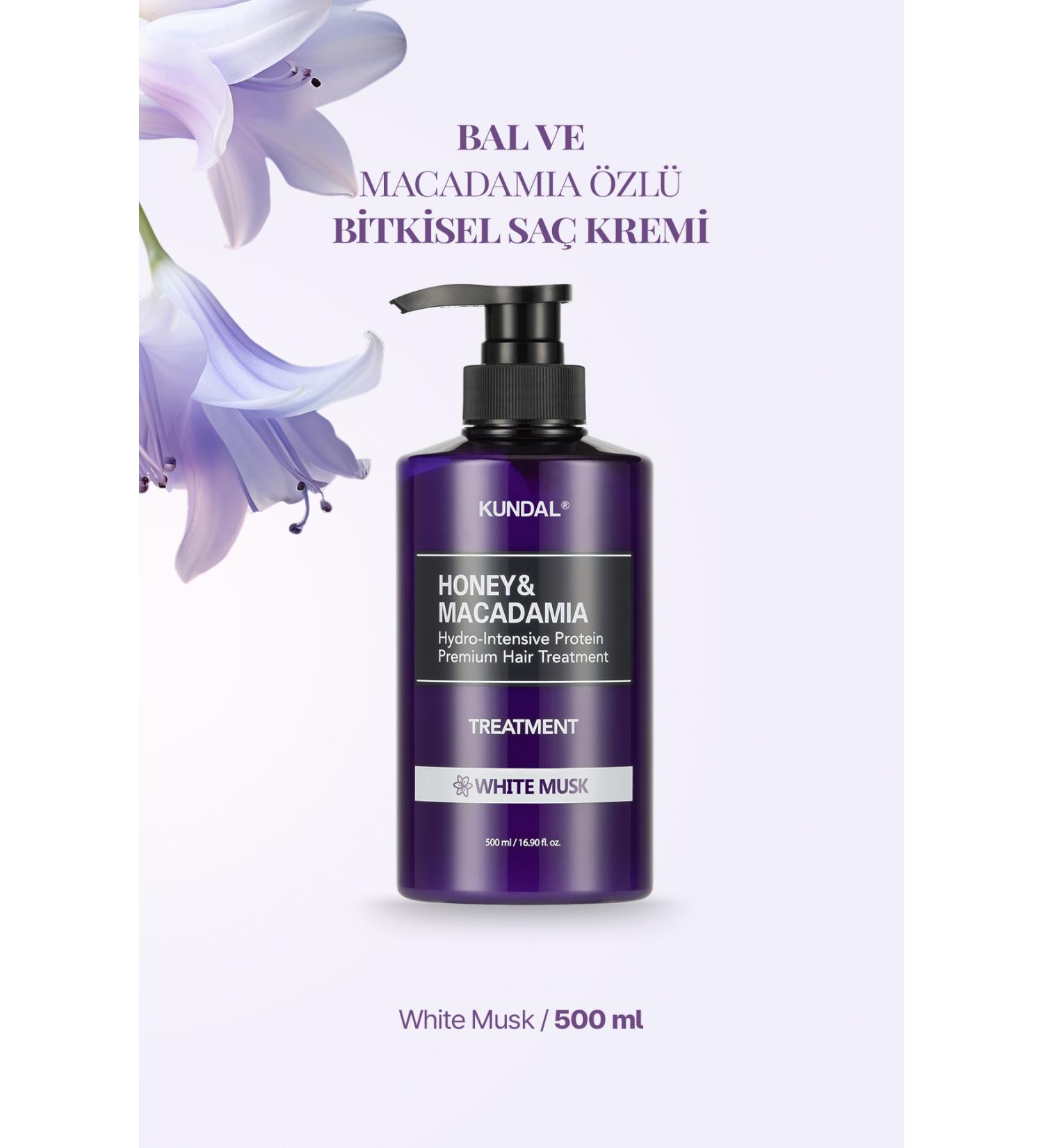 Kundal Intensive Moisturizing and Nourishing Hair Conditioner Honey&macadamia Protein Treatment (WHITE MUSK) - Buy Online on GoSupps.com