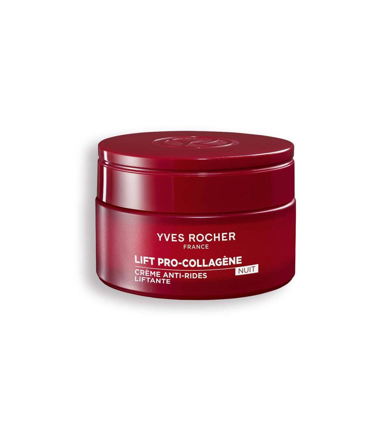 Yves Rocher Night Cream-Firming Plumping Herbal Collagen and Hyaluronic Care - Buy Online on GoSupps.com