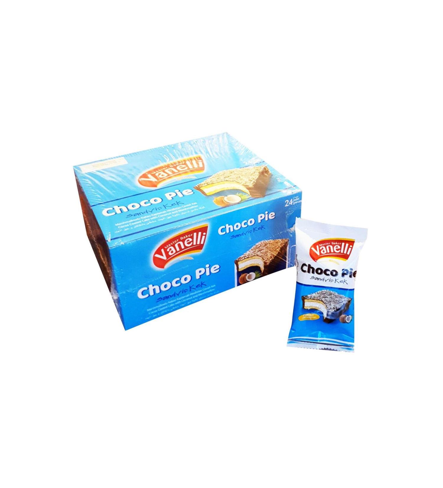 Vanelli Choco-pie Coconut Marshmallow Cake 35gr (1 BOX)
