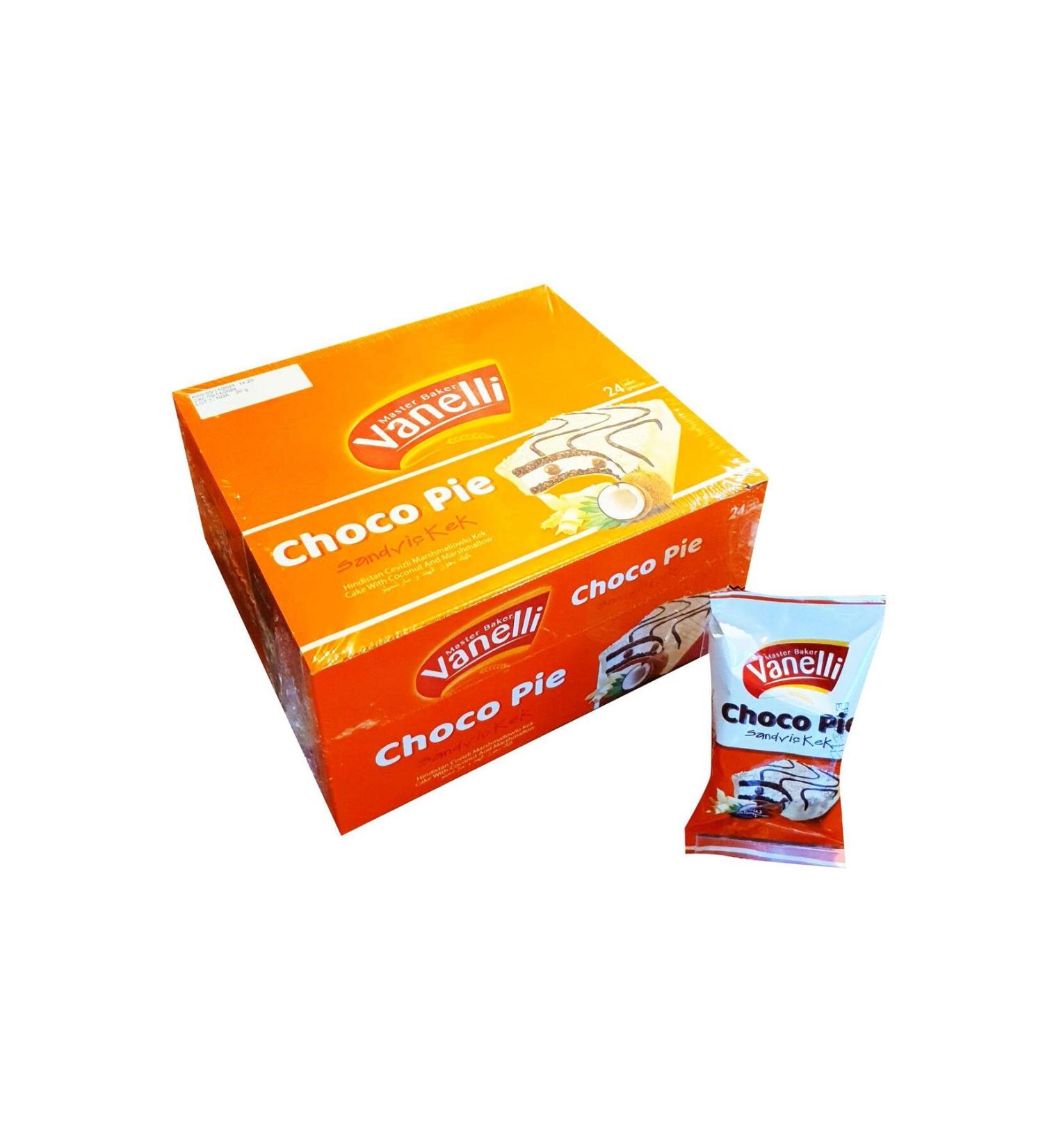 Vanelli Choco-pie Coconut Cake 20gr (1 BOX) - Buy Online on GoSupps.com