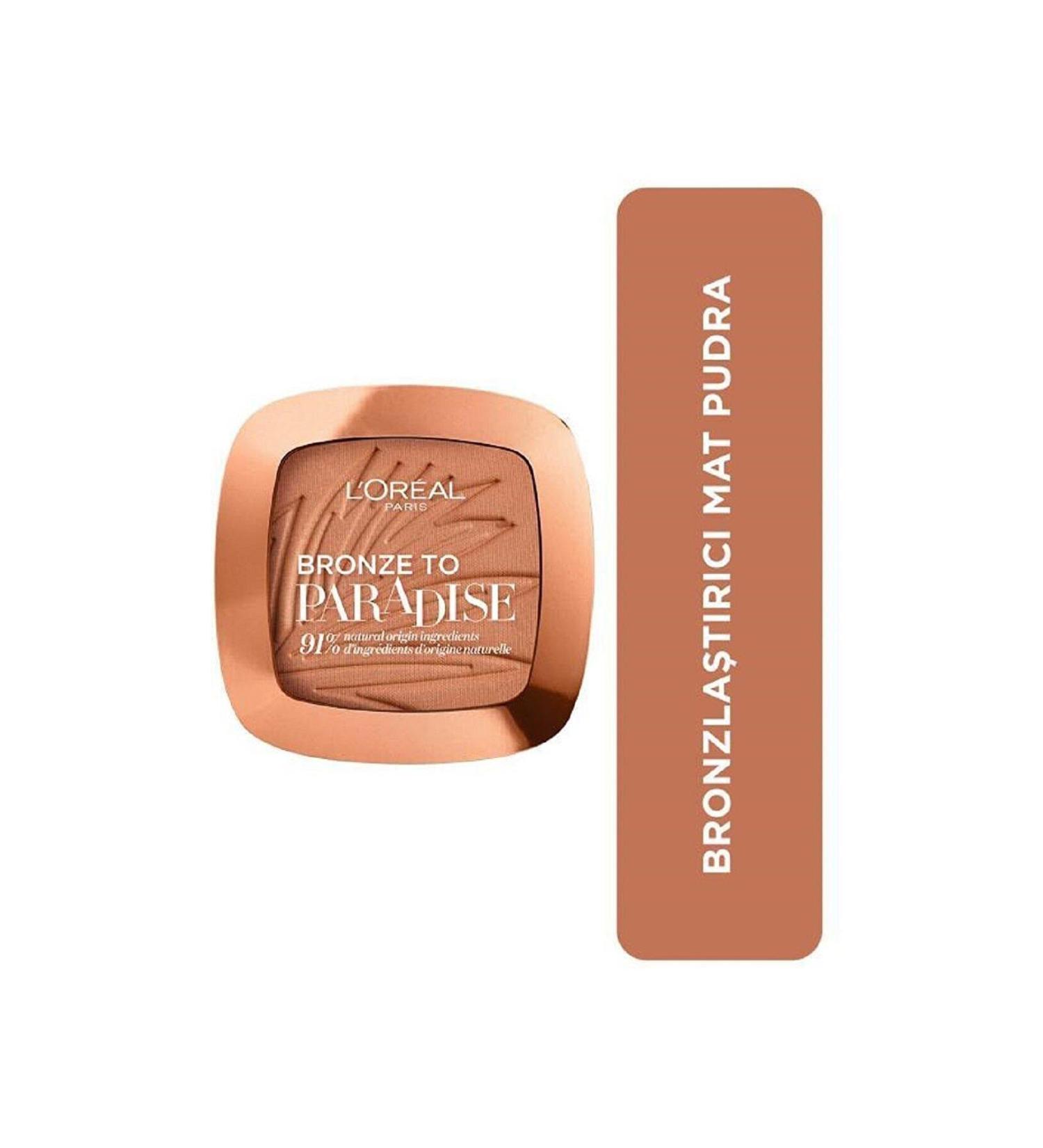 L'Oreal Paris Loreal Paris L'or al Paris Bronze To Paradise Matte Bronzing Powder 02 Baby One More Tan