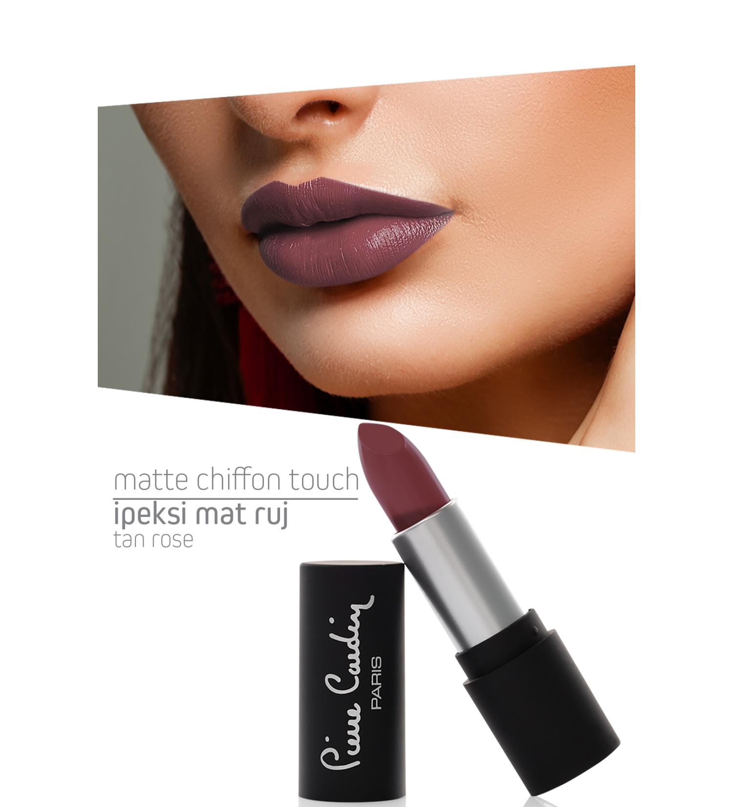 Pierre Cardin Matte Chiffon Touch Lipstick - Tan Rose -177