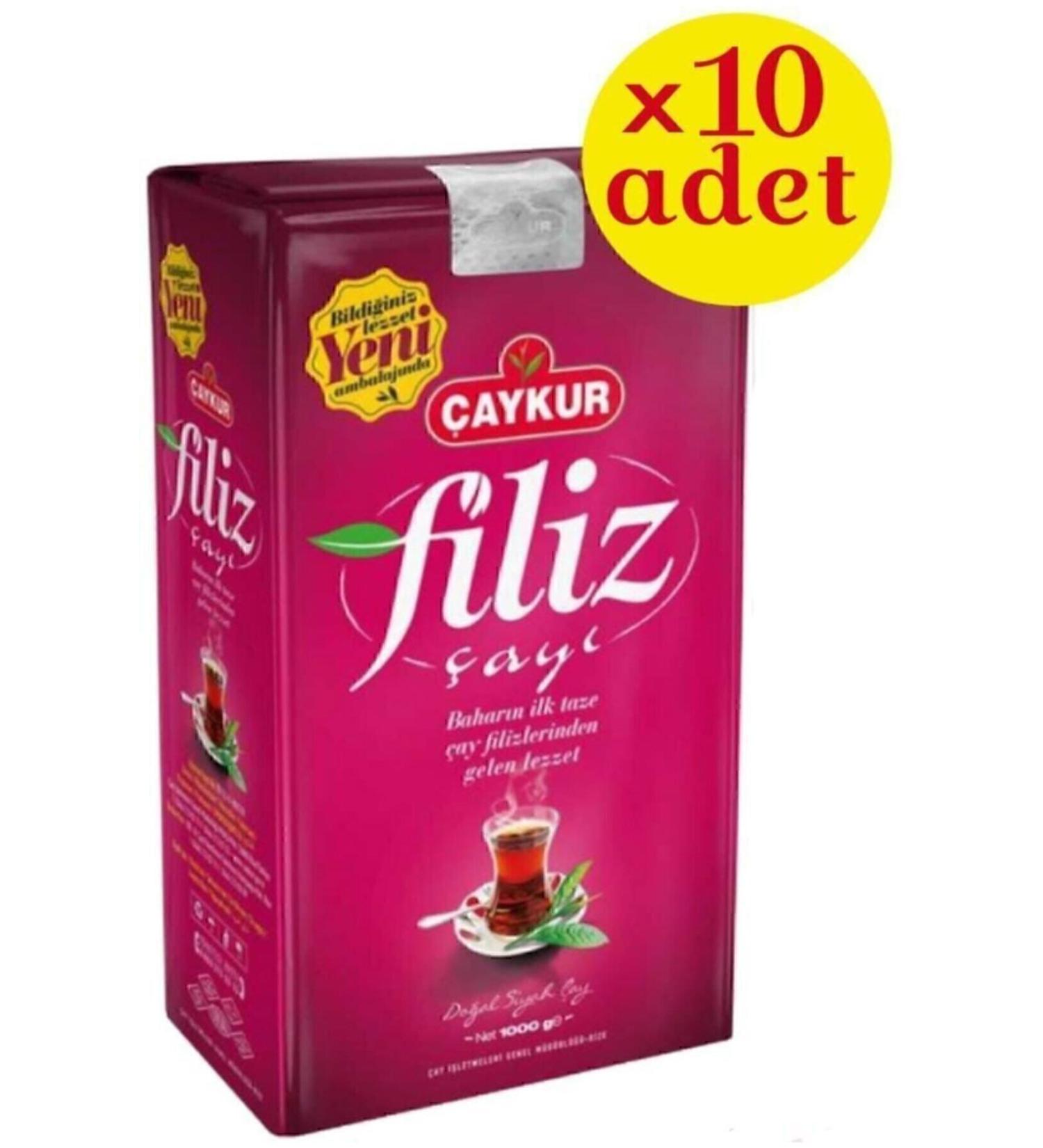 aykur Filiz Black Loose Tea 10 X 1 Kg