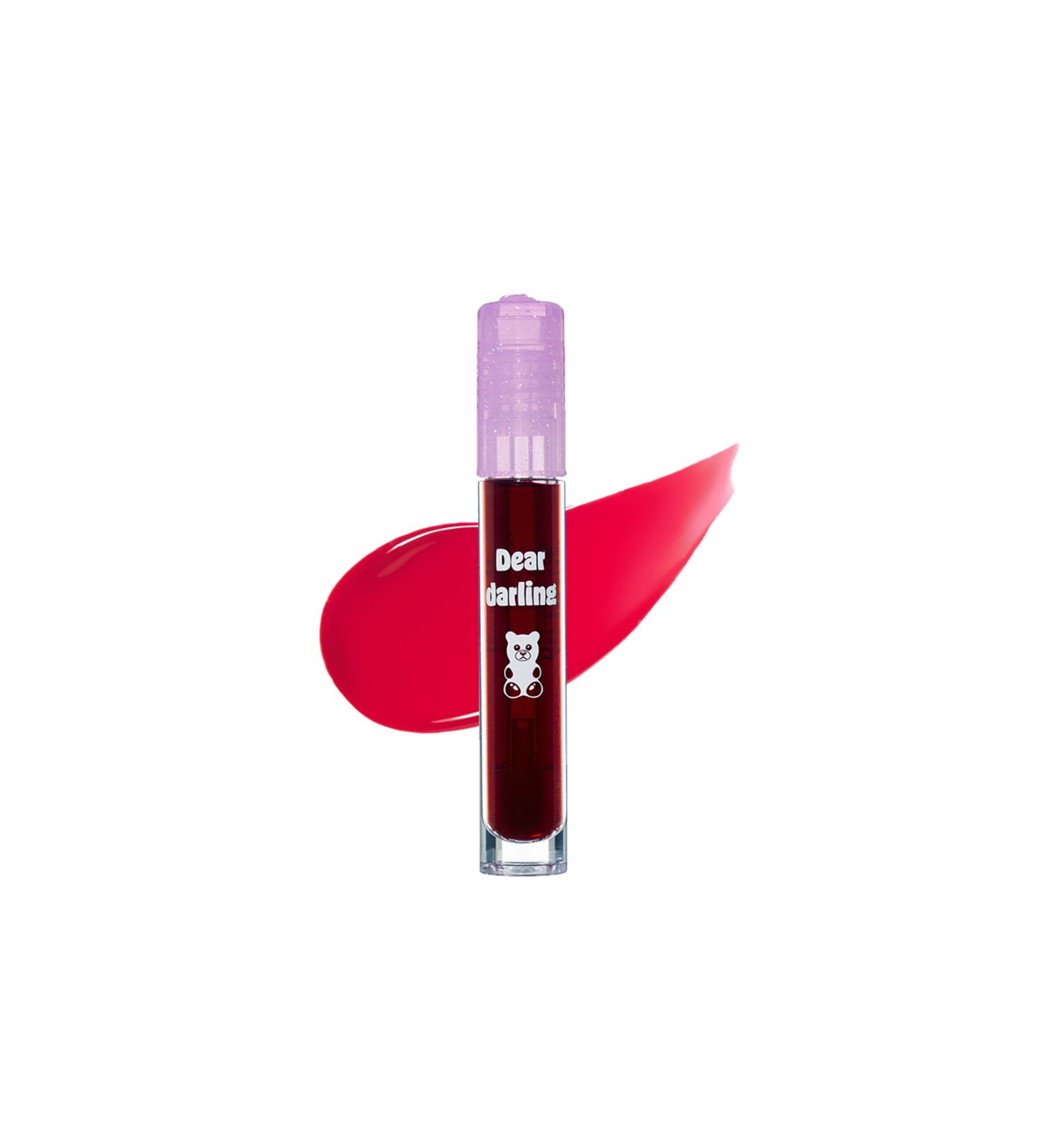 ETUDE Jelly Pang Dear Darling Water Gel Tint / Natural Shine and Brightness Gel Tint - Plum Red - Buy Online on GoSupps.com