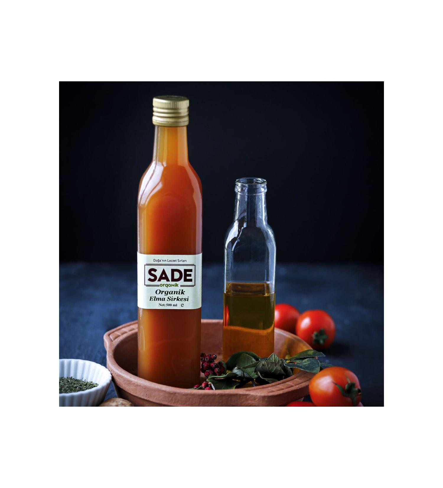 SADE Organic x 4 Apple Cider Vinegar 500 ml