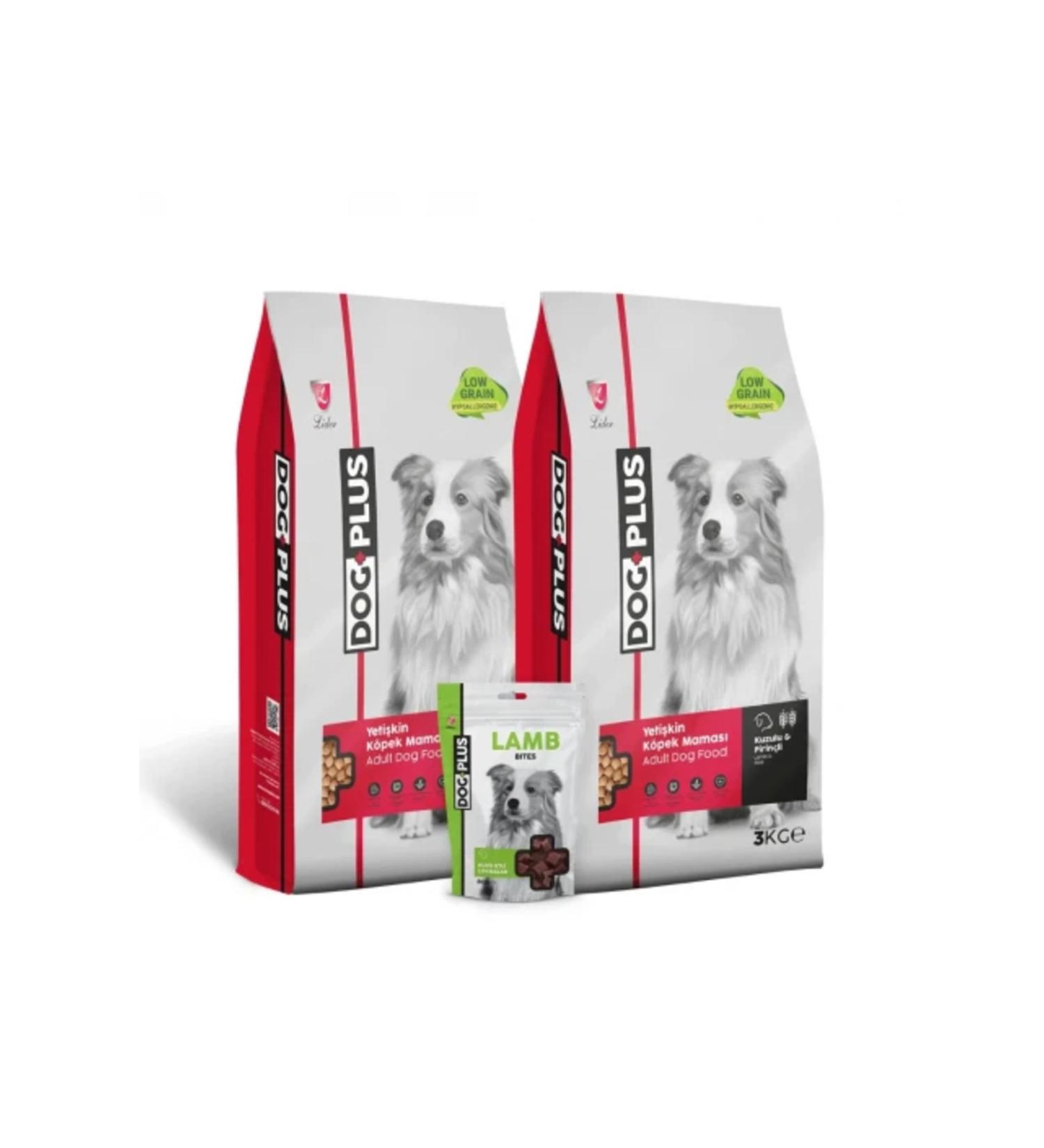 DogPlus Low Grain Hypoallergenic Lamb Meat Rice Adult Dog Food 3 Kg X 2 Pieces Lamb Meat - Buy Online on GoSupps.com