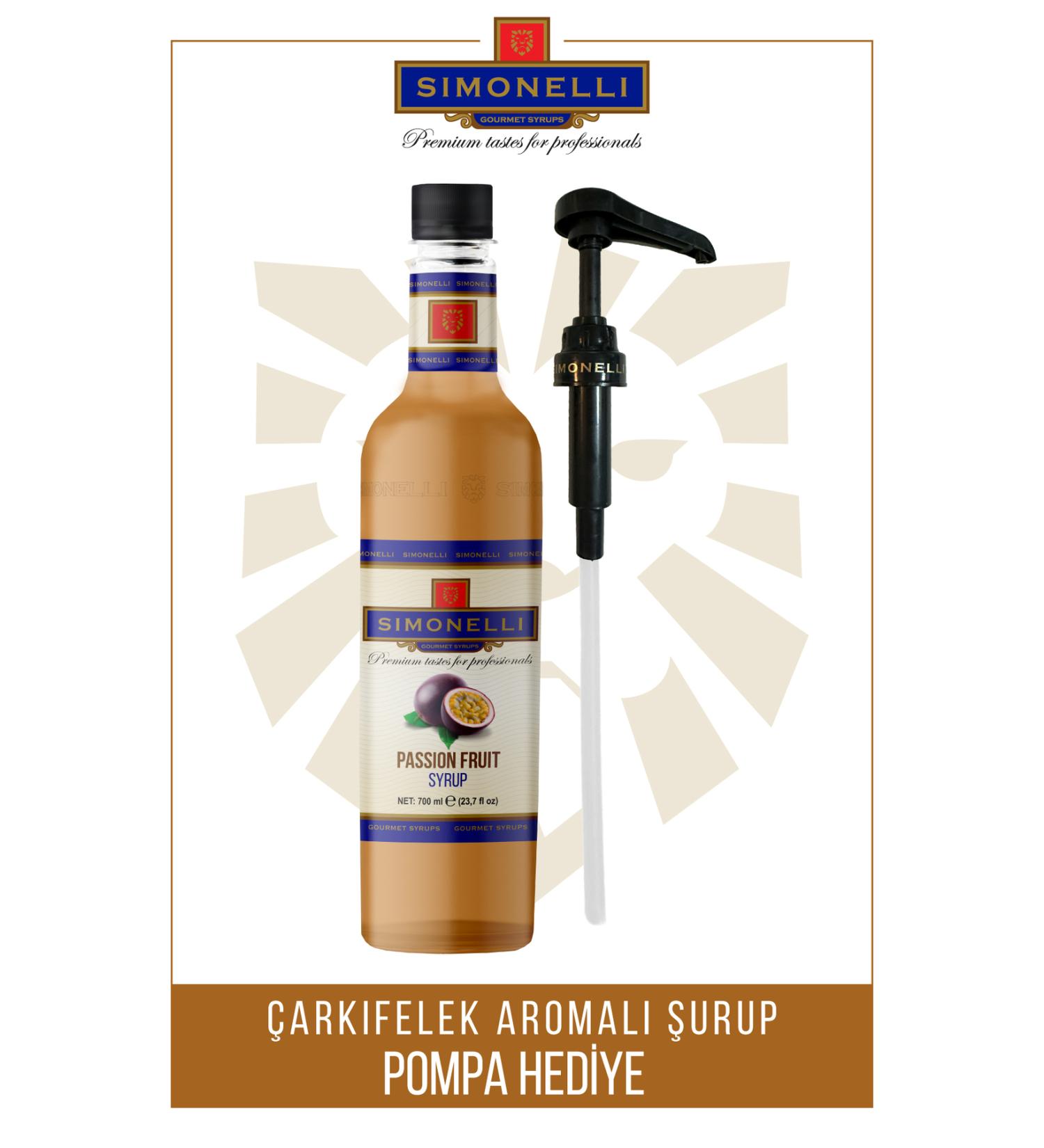 Simonelli Coffee and Cocktail Syrup Passion Fruit Flavor 700 ml Pump - Buy Online on GoSupps.com