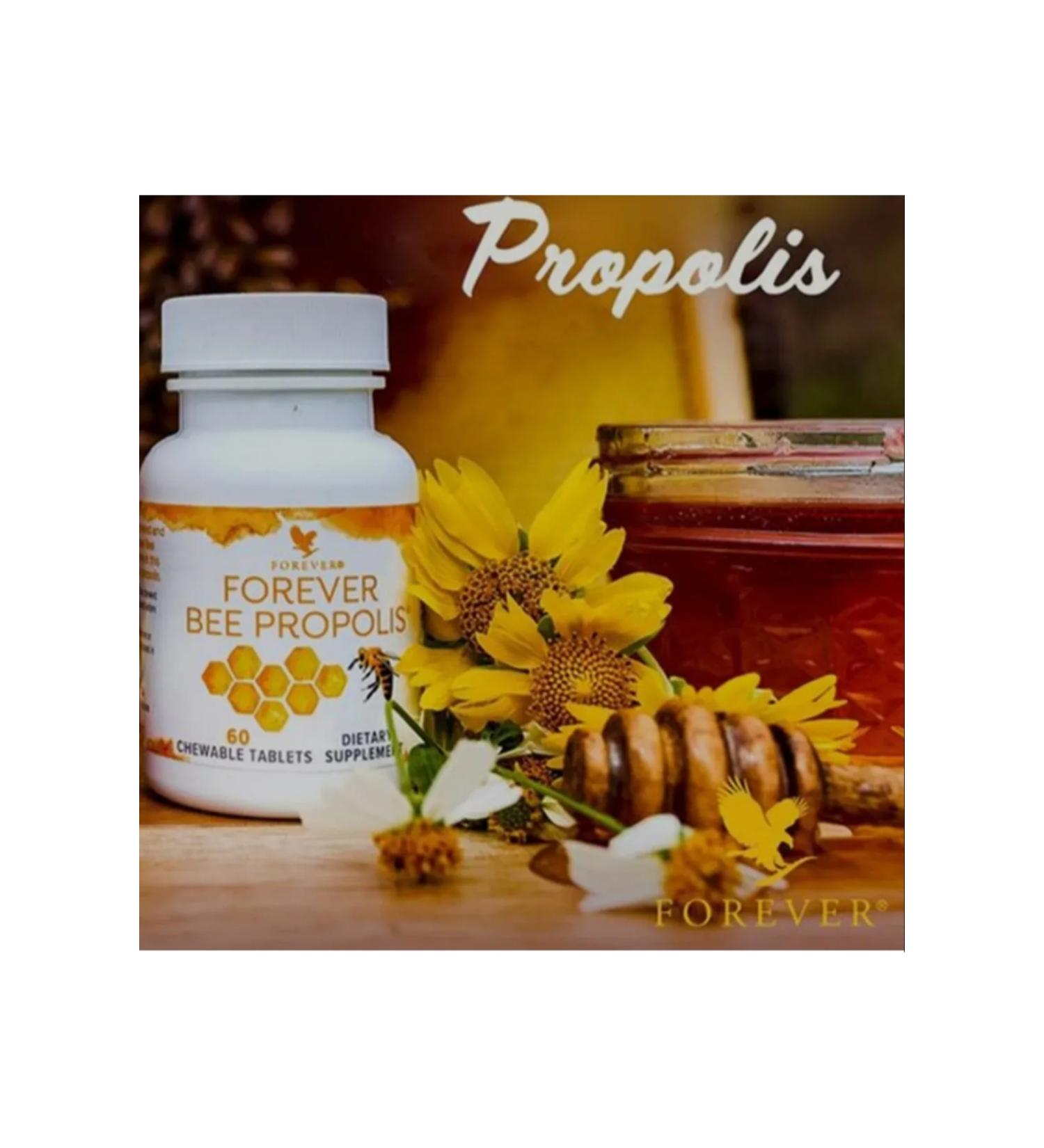 Forever Bee Propolis (Food Supplement Containing Propolis) 60 Tablets - Buy Online on GoSupps.com