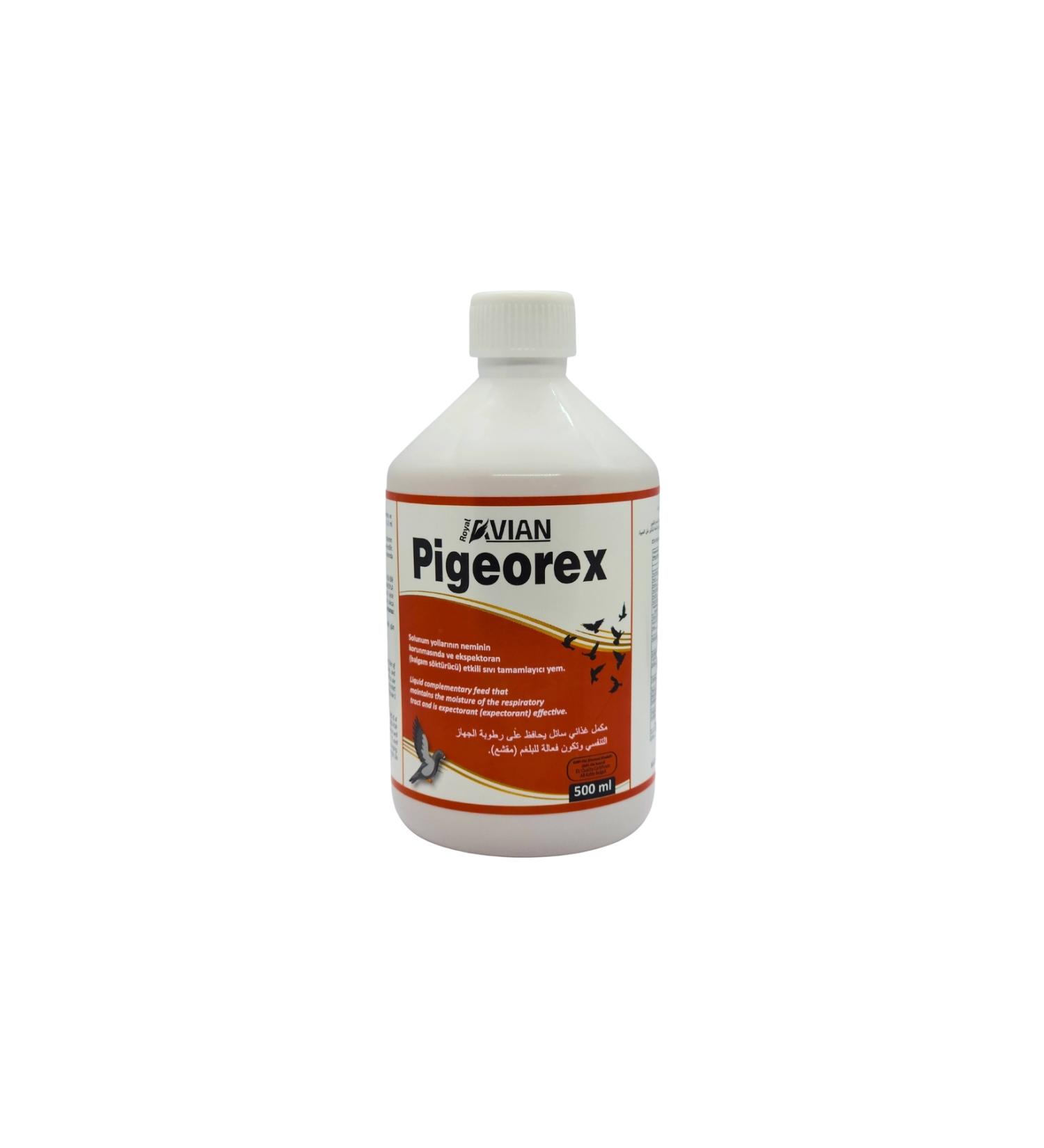 Royal la Royal la Pigeorex 500 Ml. Complementary Feed for Wheezing and Breath Opening in Pigeons and Cage Birds