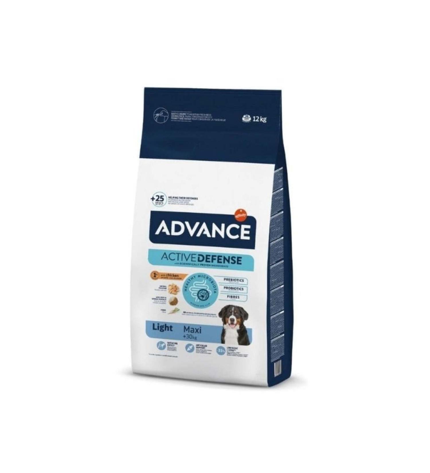 Advance Light Maxi Chicken Large Breed Diet Dog Food 12 Kg