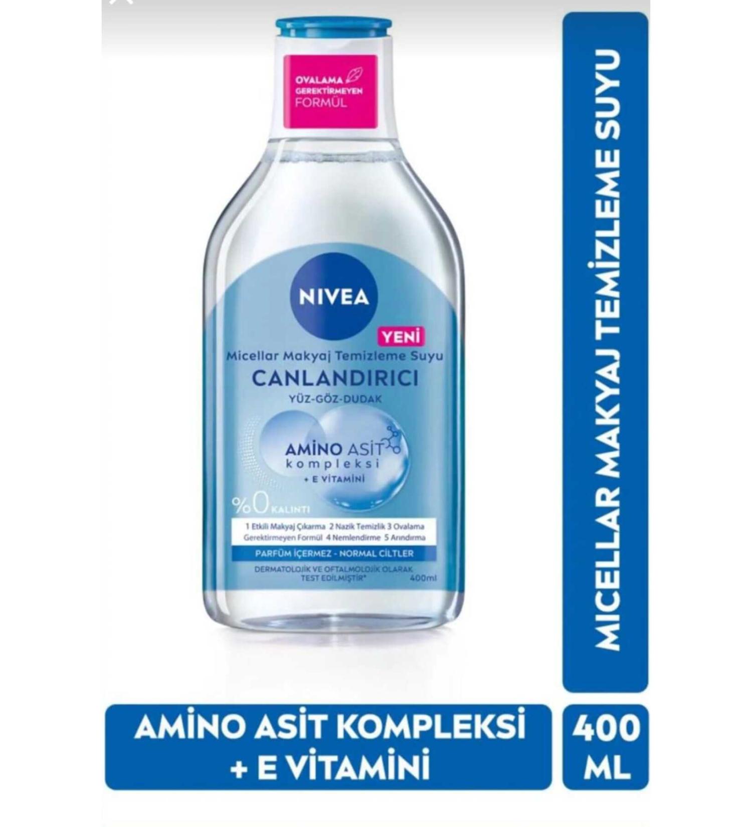 NIVEA Micellar Make-Up Remover Water Refreshing Normal Skin 400 ml Cleanser-