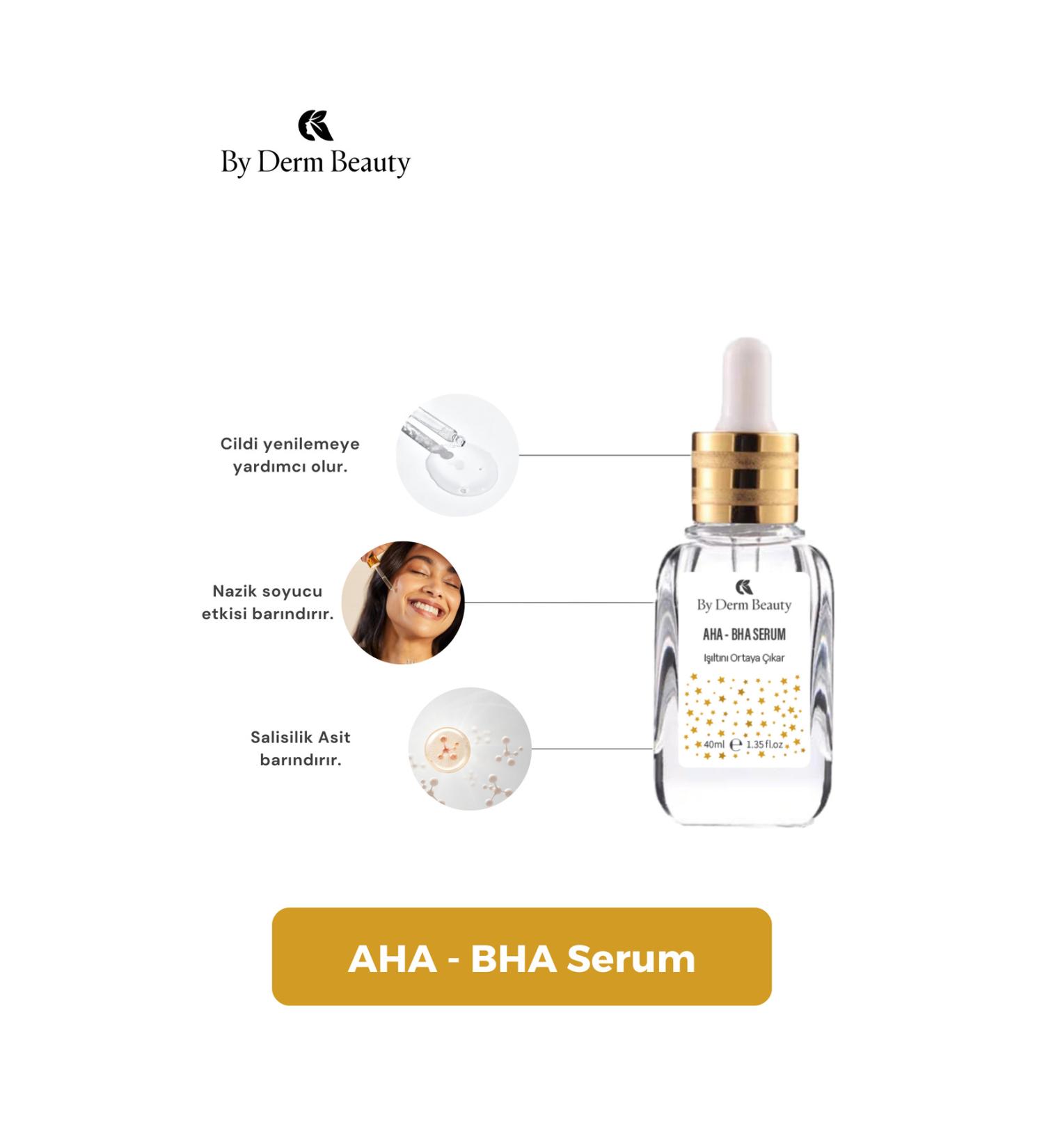 BY DERM BEAUTY AHA - BHA SERUM - 40ML