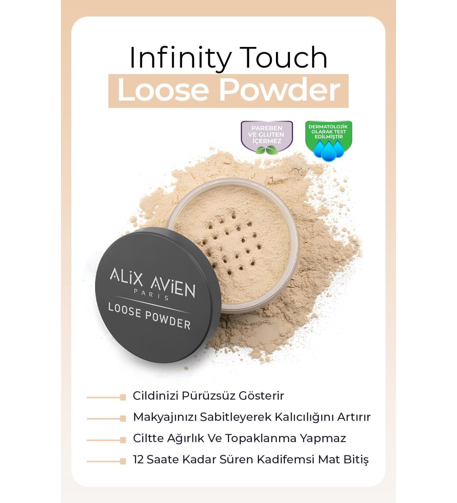 Alix Avien Silky Loose Powder - Fixing Effect Matte Finish - Loose Powder 04 Desert Sand - Buy Online on GoSupps.com