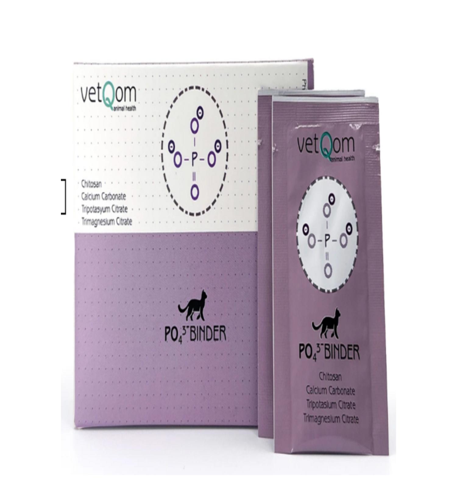 Vetqom Cat PO Binder Phosphate Management 30 sachets