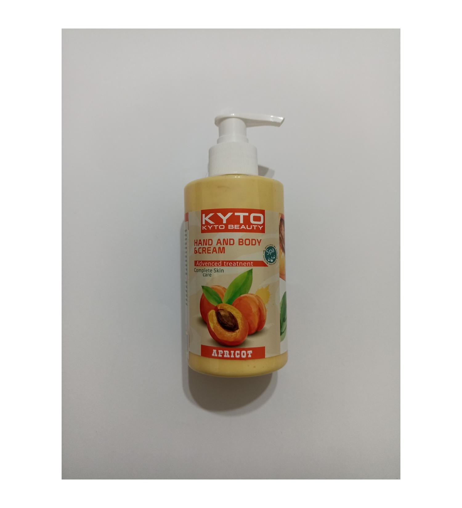 kyto Hand and Body Cream Apricot 400 ml.