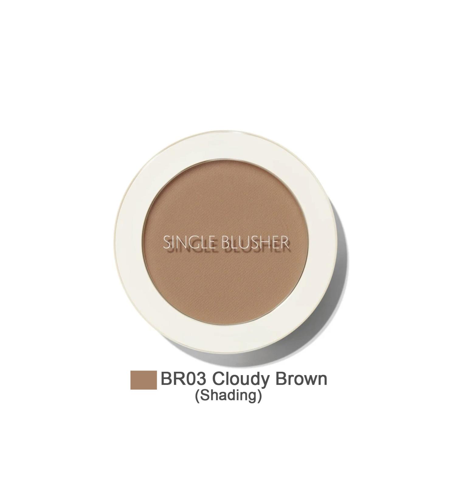 The Saemmul Single Blusher-cloudy Brown ( Shading )