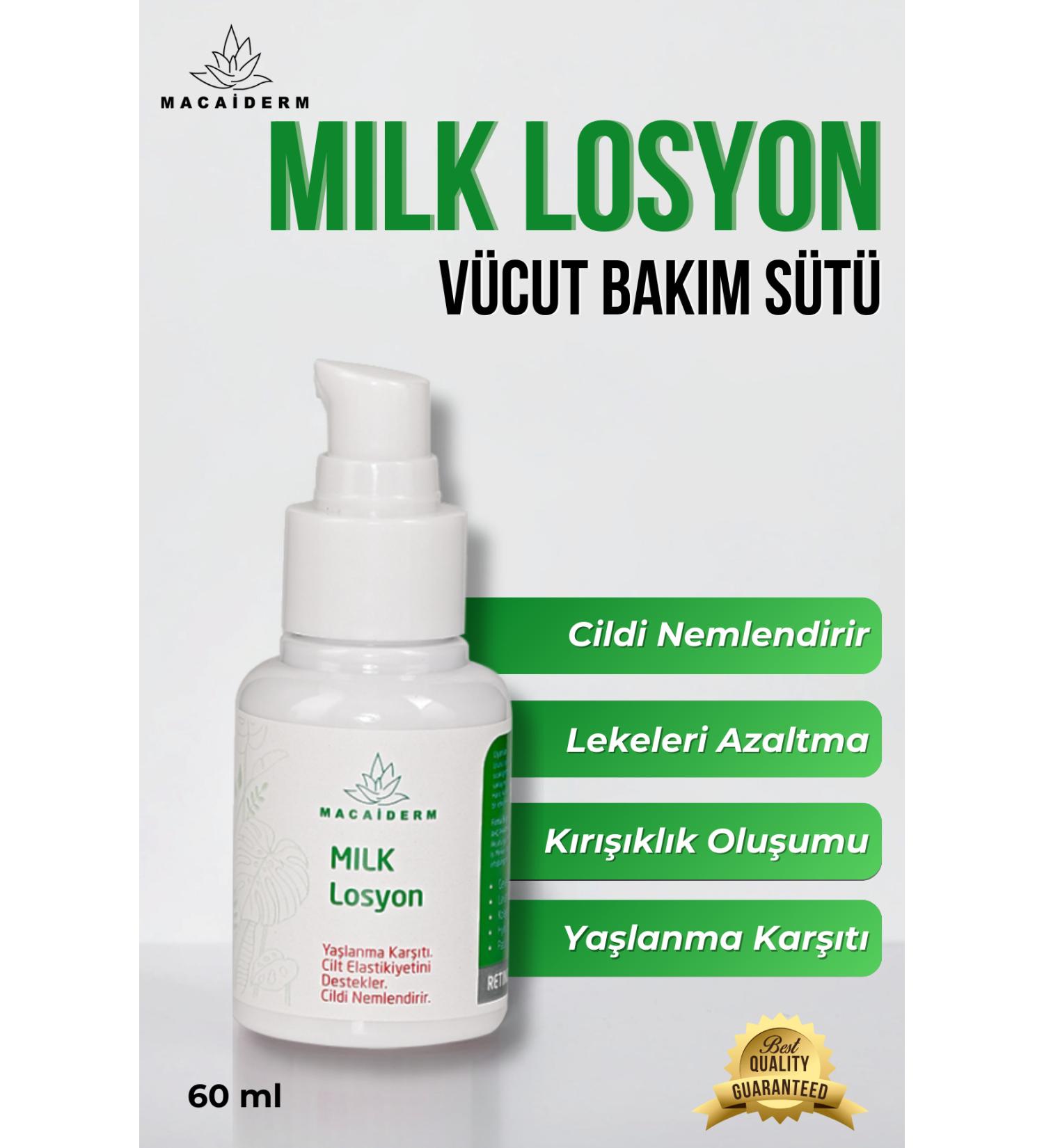 Macaiderm Body Care Milk Anti-Aging Patchouli Oil Milk Lotion 60 ml - Buy Online on GoSupps.com