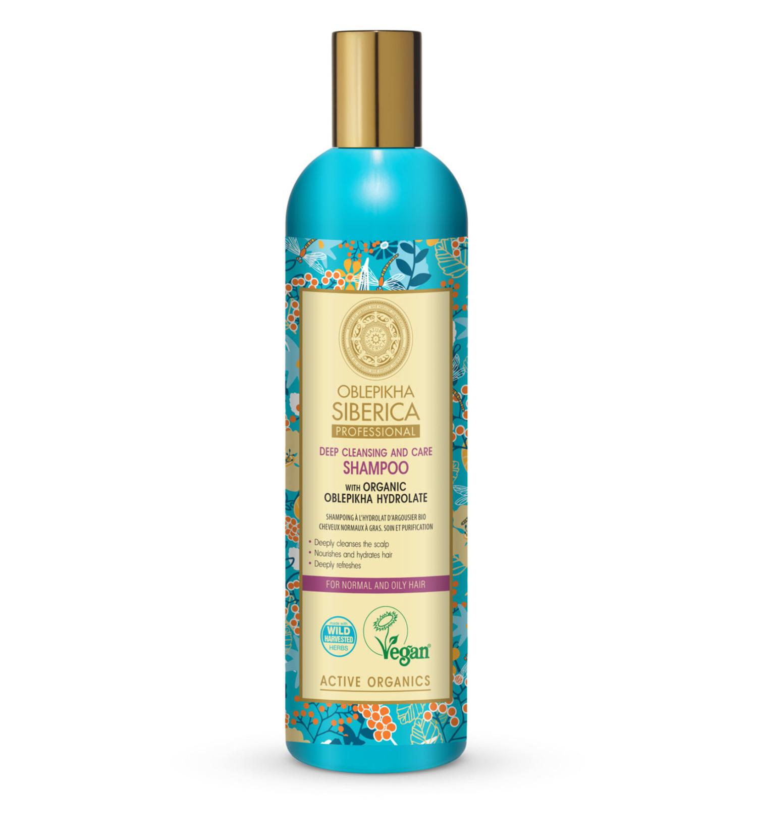 Natura Siberica Oblepikha Siberica Anti-Dandruff Shampoo with Sea Buckthorn for Normal and Oily Hair 400 ml